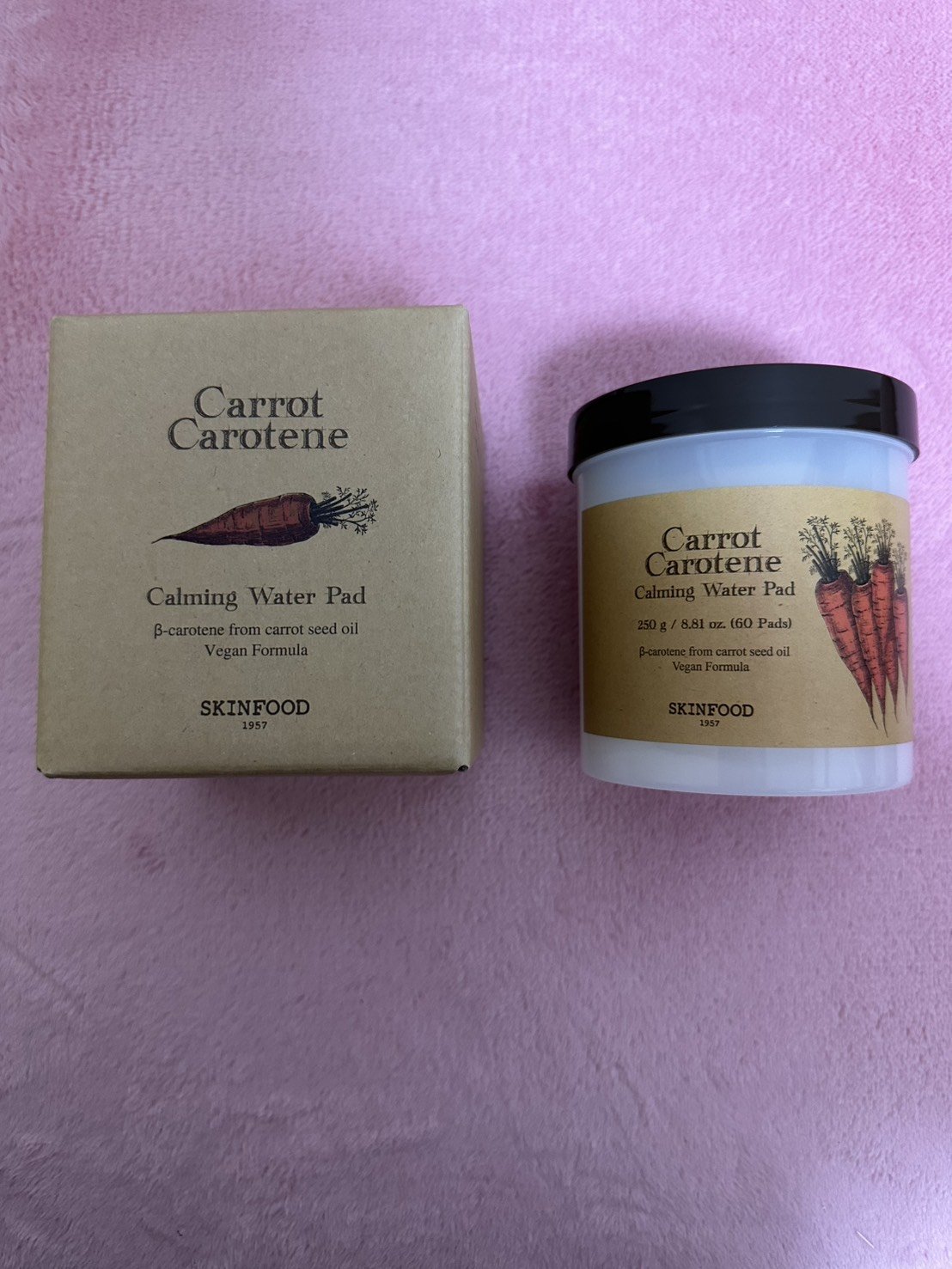 キャロットカロテン カーミングウォーターパッド/SKINFOOD/トナーパッドを使ったクチコミ（1枚目）