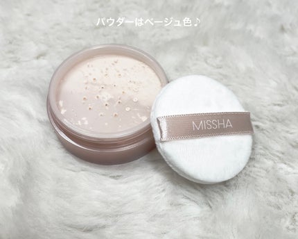 ミシャ グロウ パウダー(ルミナスカバー)/MISSHA/ルースパウダーを使ったクチコミ(2枚目)