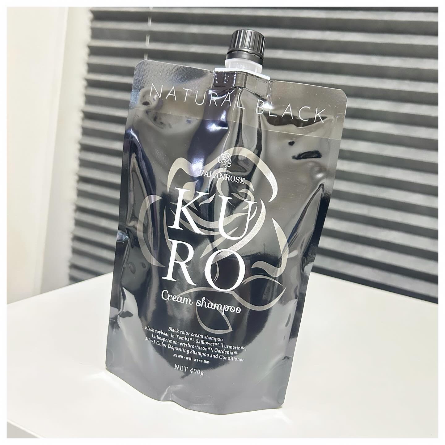 KUROクリームシャンプー/VALANROSE/市販シャンプーを使ったクチコミ（1枚目）