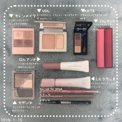 VDL チークステイン ブラッシャー&ハイライター/VDL/パウダーチークを使ったクチコミ(1枚目)