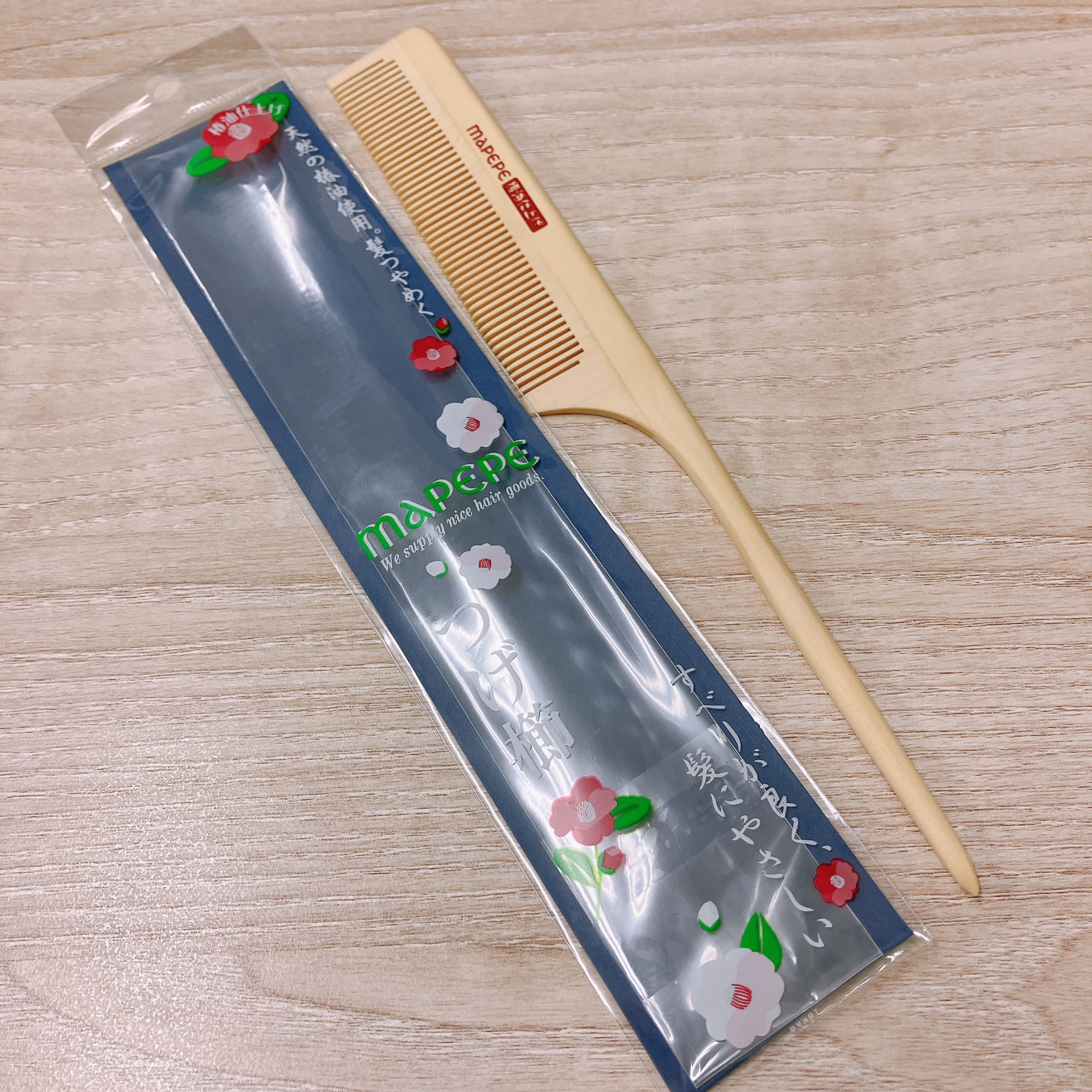 つげ櫛/マペペ/ヘアコームを使ったクチコミ（1枚目）