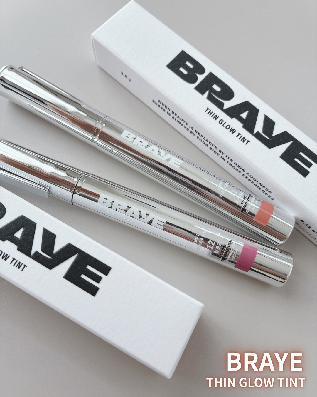 THIN GLOW TINT/BRAYE/口紅を使ったクチコミ（1枚目）