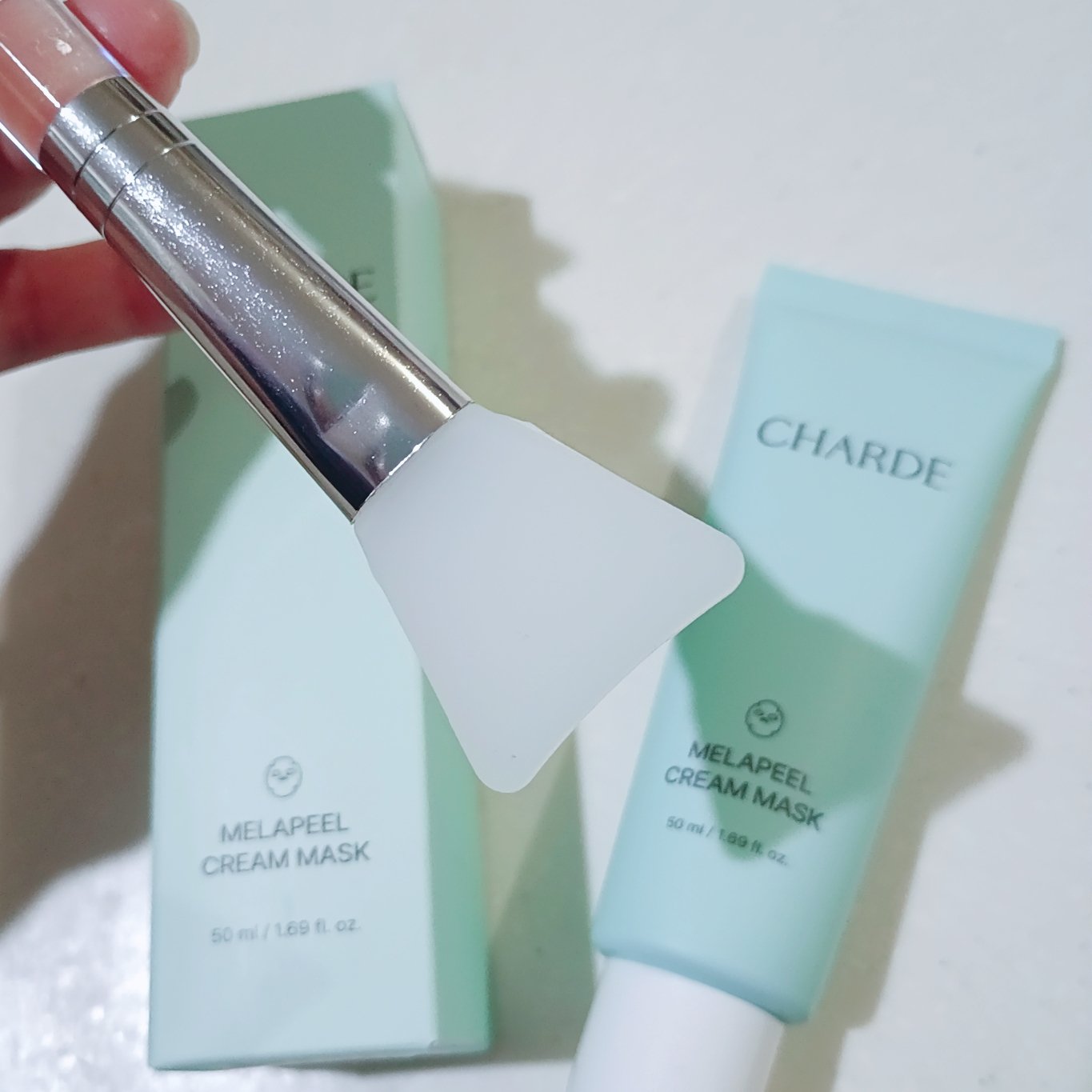 メラピールクリームマスク/CHARDE/ピーリングを使ったクチコミ（2枚目）