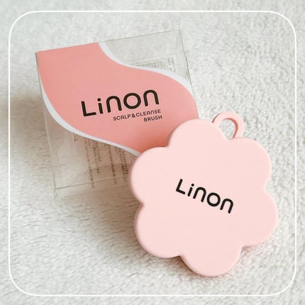 リノン スカルプクレンズブラシ ピンク/Linon/スカルプブラシの画像