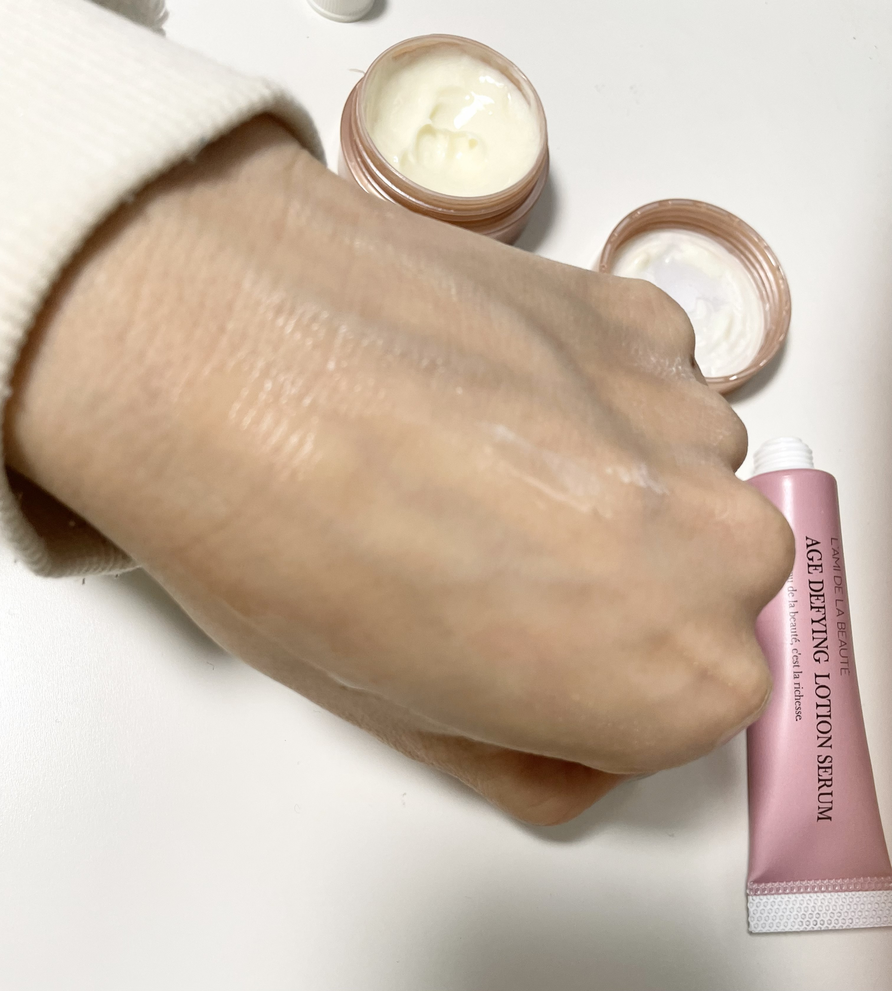 AGE DEFYING トライアルキット/L'AMI DE LA BEAUTE(ラミドラボーテ）/トライアルキットを使ったクチコミ（2枚目）