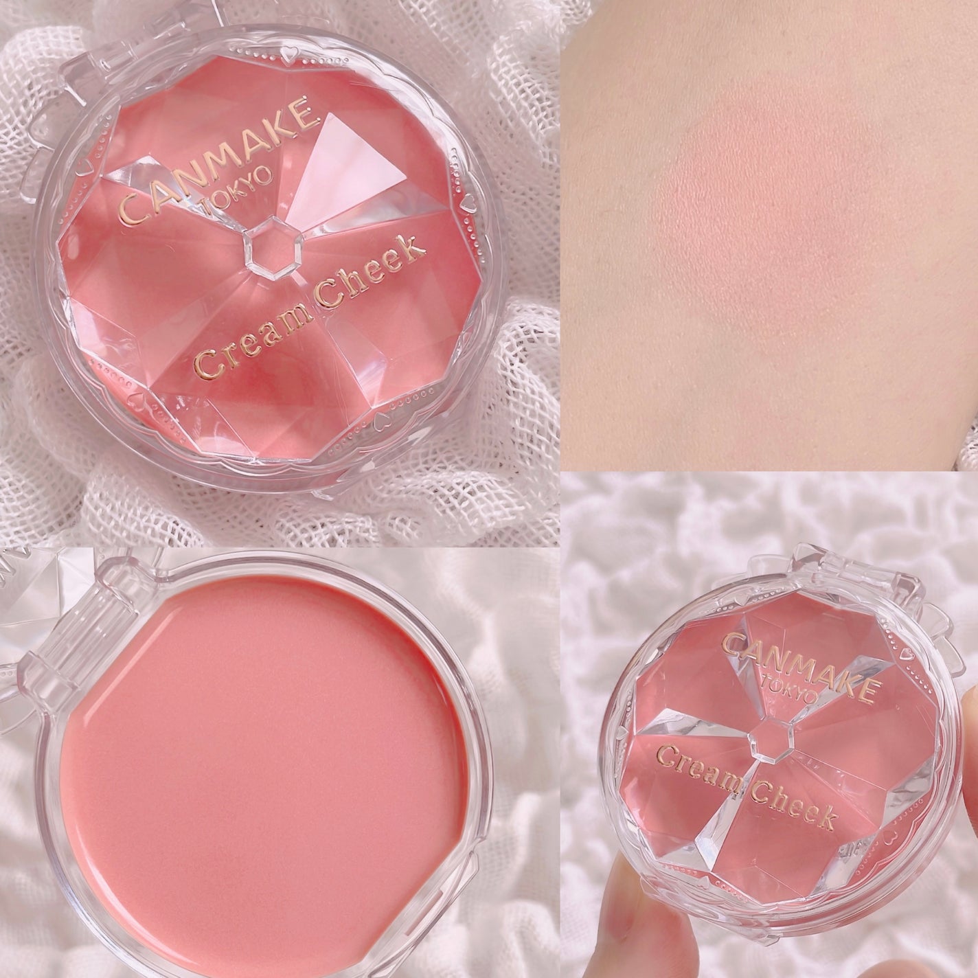 クリームチーク/キャンメイク/ジェル・クリームチークを使ったクチコミ(4枚目)