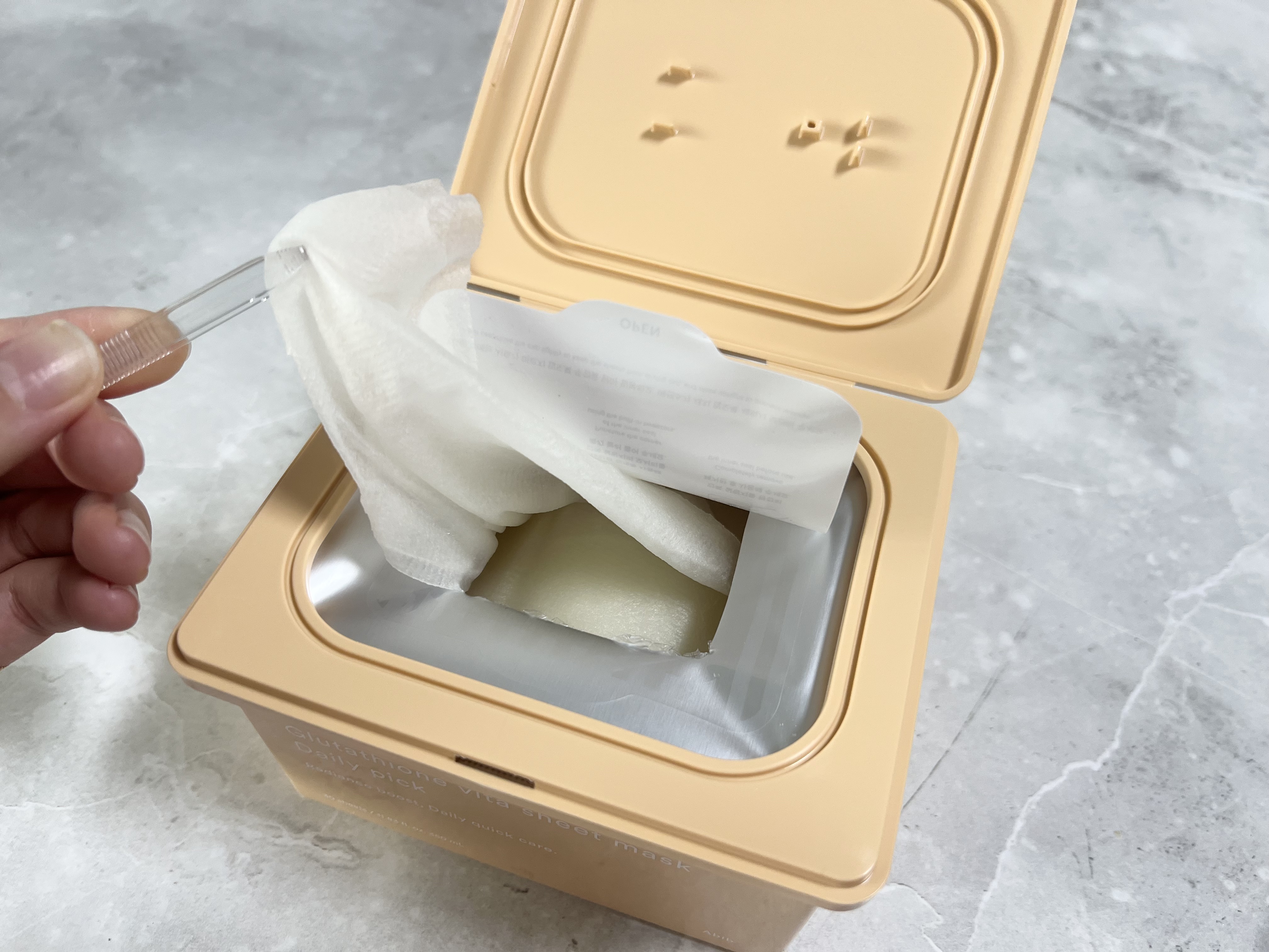 グルタチオンビタシートマスク デイリーピック/Abib /シートマスク・パックを使ったクチコミ（3枚目）