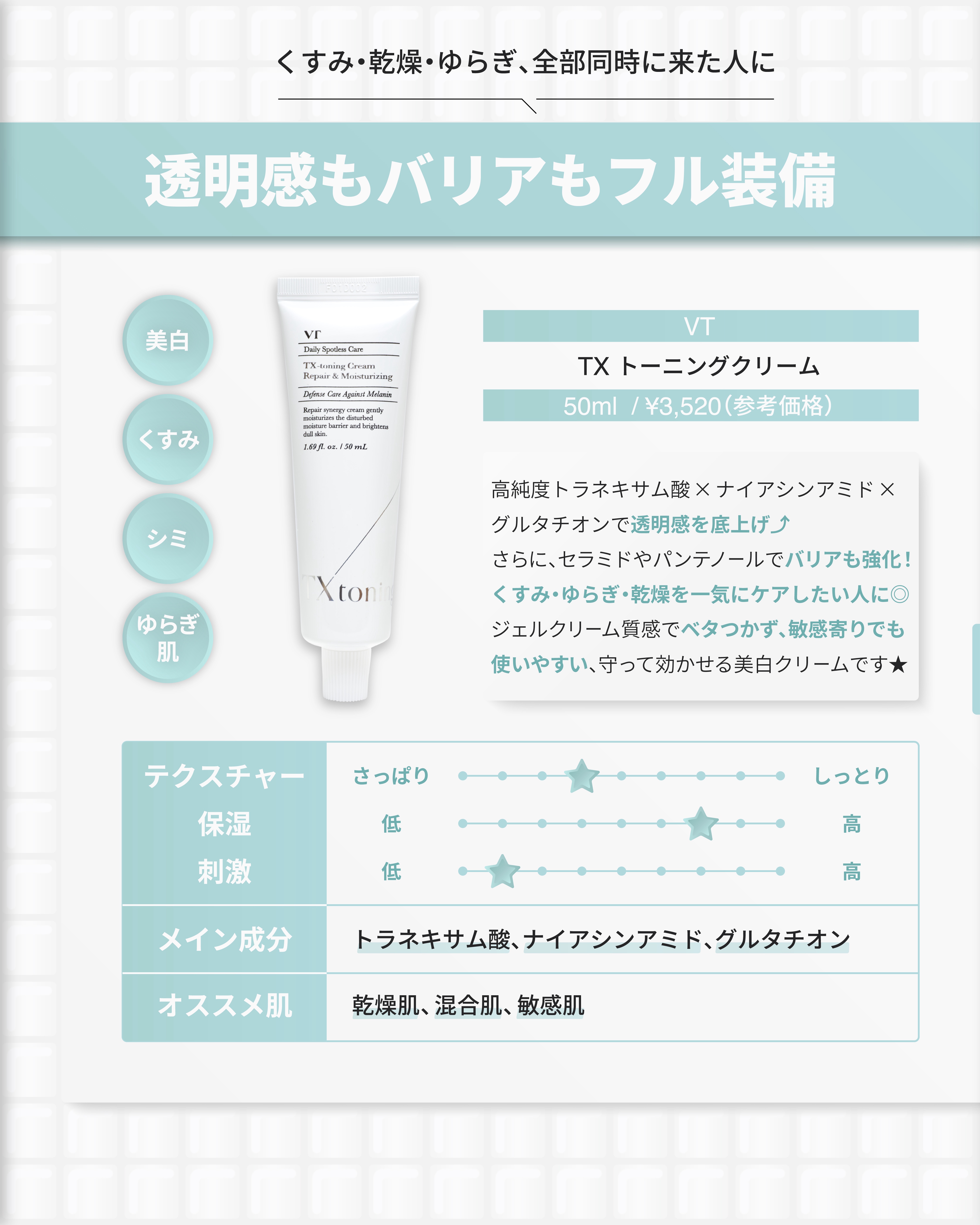 アクアスクワランモイスチャークリーム/S.NATURE/フェイスクリームを使ったクチコミ（3枚目）