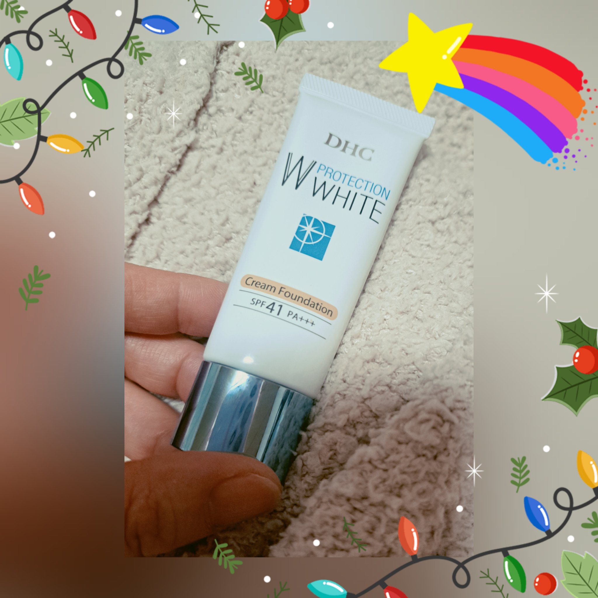 薬用PWクリームファンデーション ナチュラルオークル01/DHC/クリーム・エマルジョンファンデーションを使ったクチコミ（1枚目）