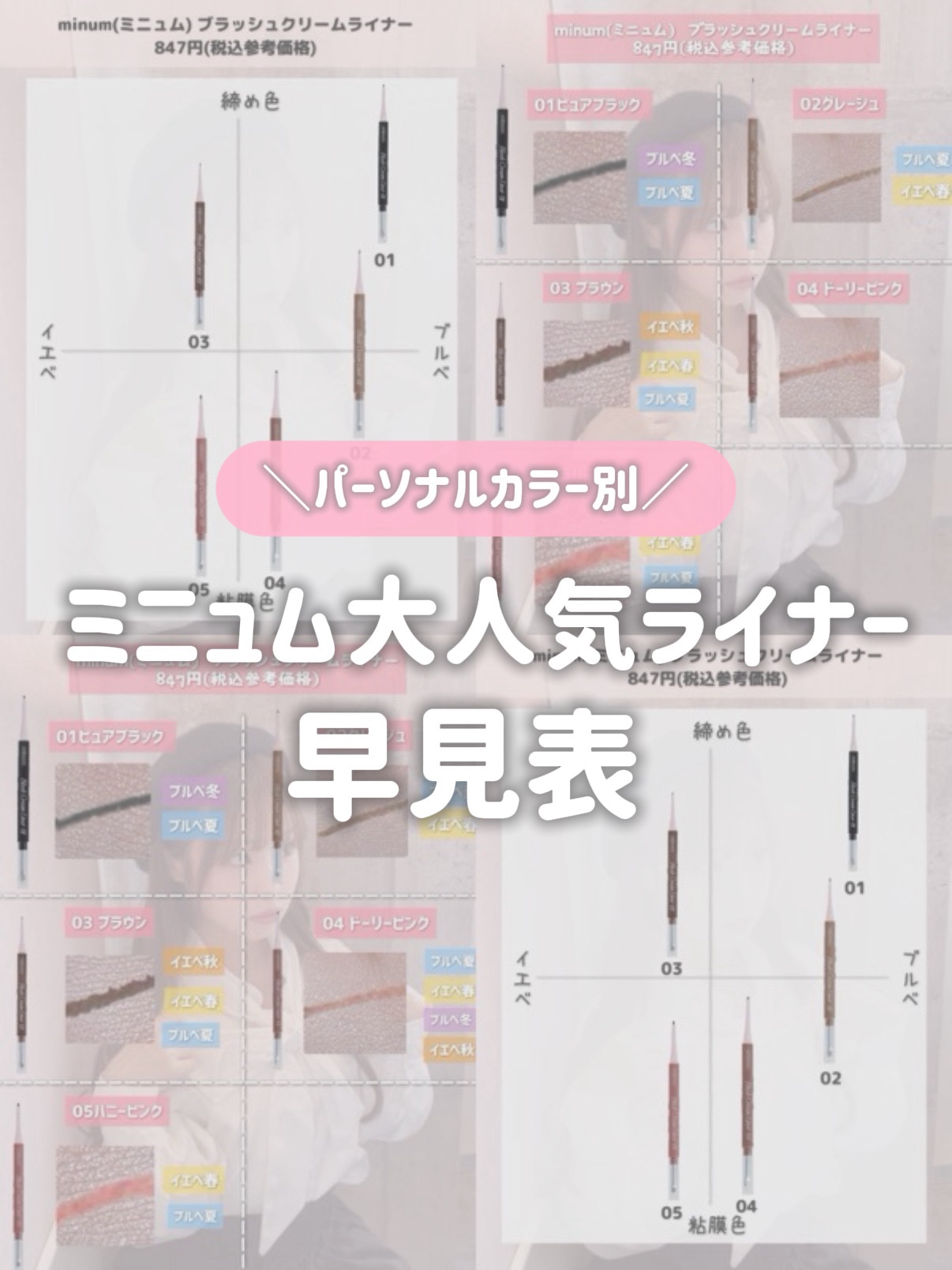 ブラッシュクリームライナー/minum/ペンシルアイライナーを使ったクチコミ（1枚目）