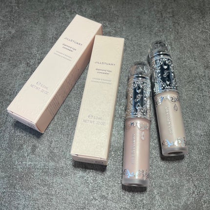 ダイヤモンドティップス コンシーラー<カバータイプ>/JILL STUART/リキッドコンシーラーを使ったクチコミ(2枚目)