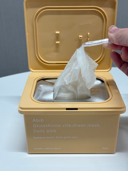 グルタチオンビタシートマスク デイリーピック/Abib /シートマスク・パックを使ったクチコミ(2枚目)