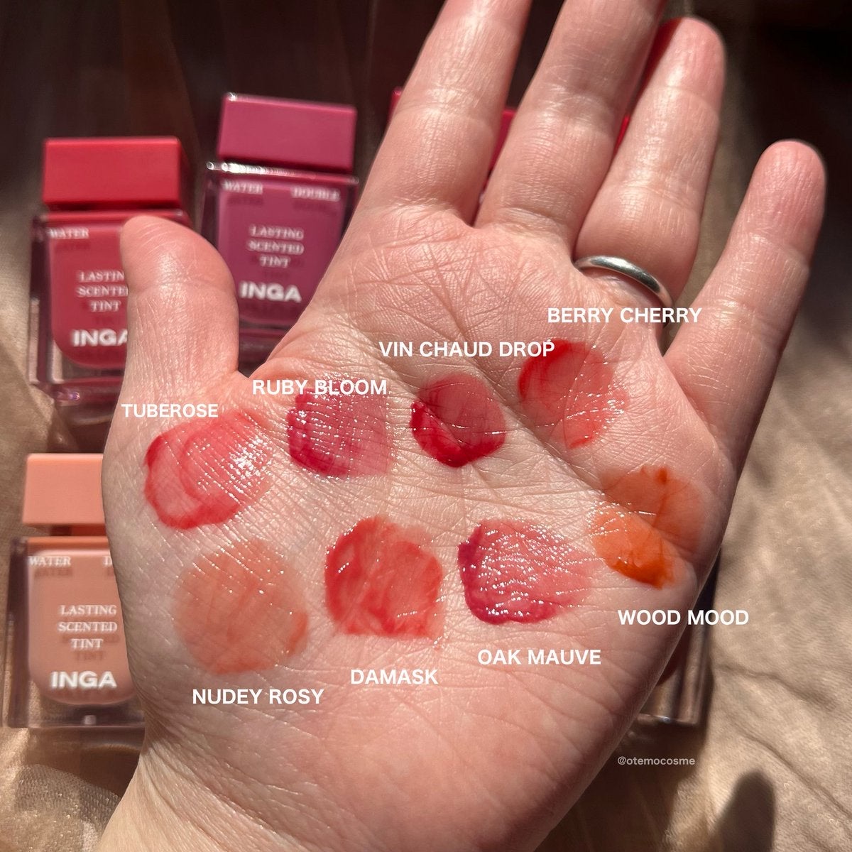 ウォーターダブルラスティングセンティッドティント/INGA/リップティントを使ったクチコミ（2枚目）