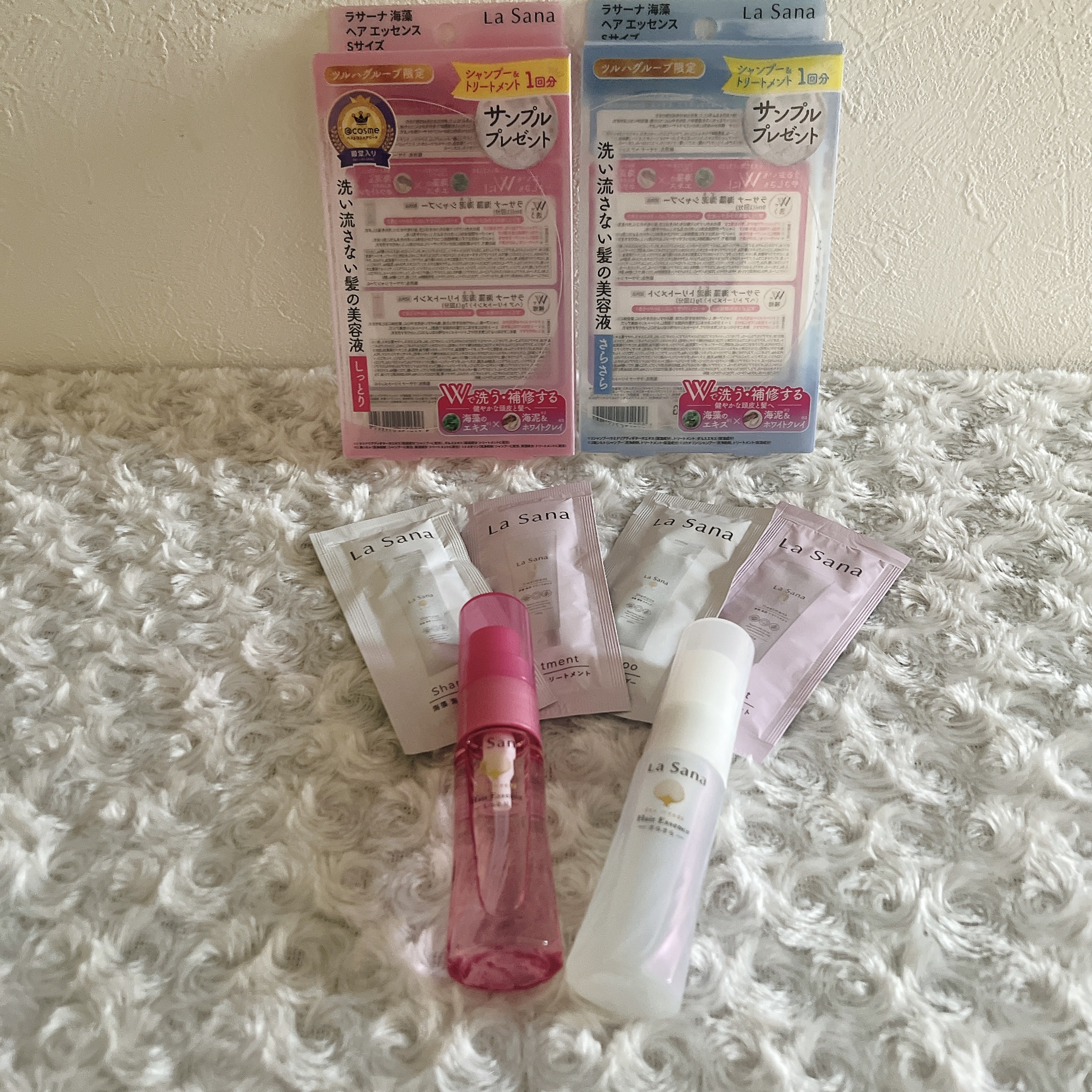 海藻 ヘア エッセンス しっとり/ラサーナ/ヘアオイルを使ったクチコミ（2枚目）