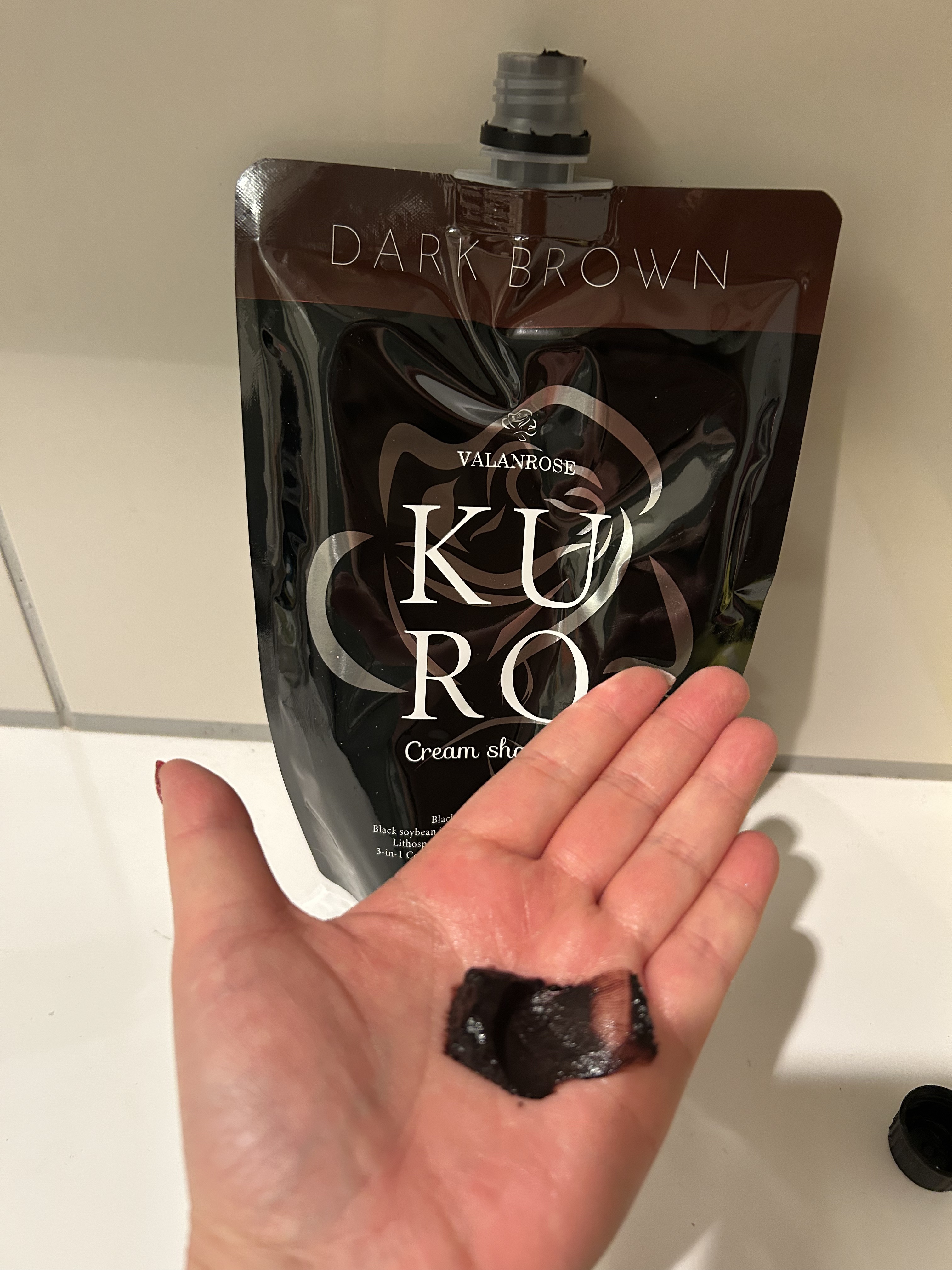 KUROクリームシャンプー/VALANROSE/市販シャンプーを使ったクチコミ（3枚目）