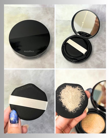 ドラマティックエッセンスクッション グロウ/マキアージュ/クッションファンデーションを使ったクチコミ(3枚目)