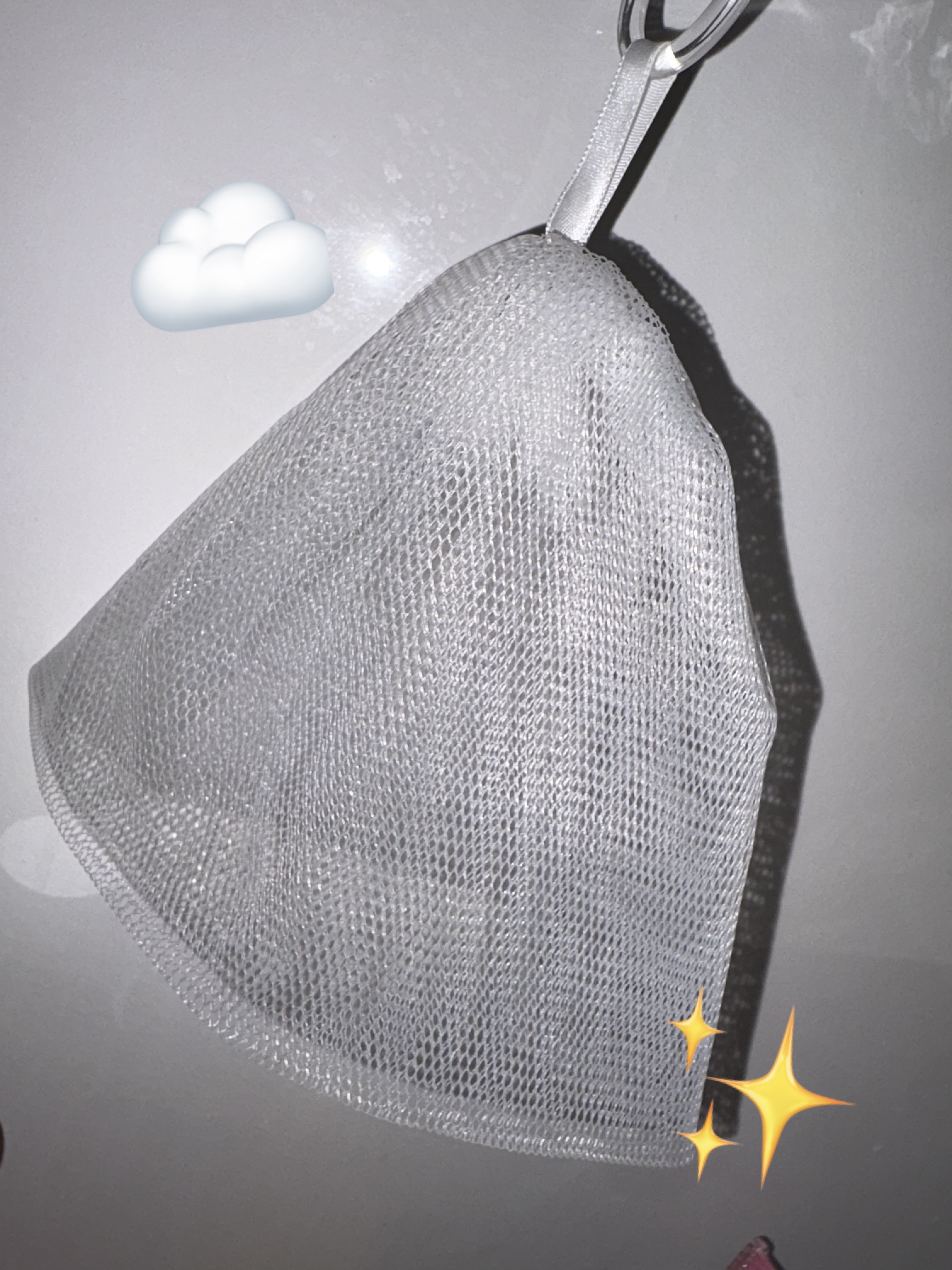 洗顔用泡立てネット/無印良品/その他スキンケアグッズを使ったクチコミ（1枚目）