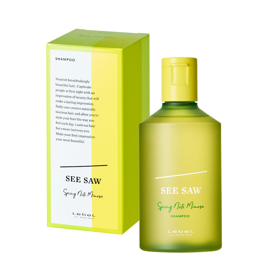 2026/2/7発売 LebeL SEE/SAW ヘア＆スキャルプシャンプー/ヘアトリートメント スプリングノートミモザ　