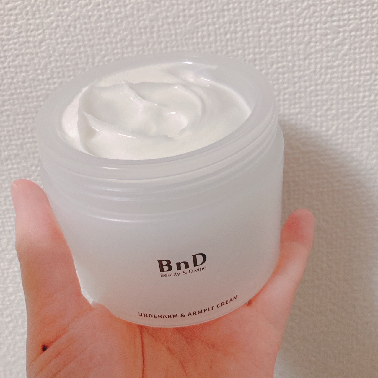 BnDアンダーアームクリーム(ボディクリーム)/BnD/デリケートゾーンケアを使ったクチコミ（3枚目）