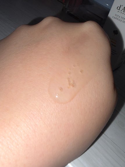 ビタトーニングカプセルセラム/ダルバ/美容液を使ったクチコミ(3枚目)