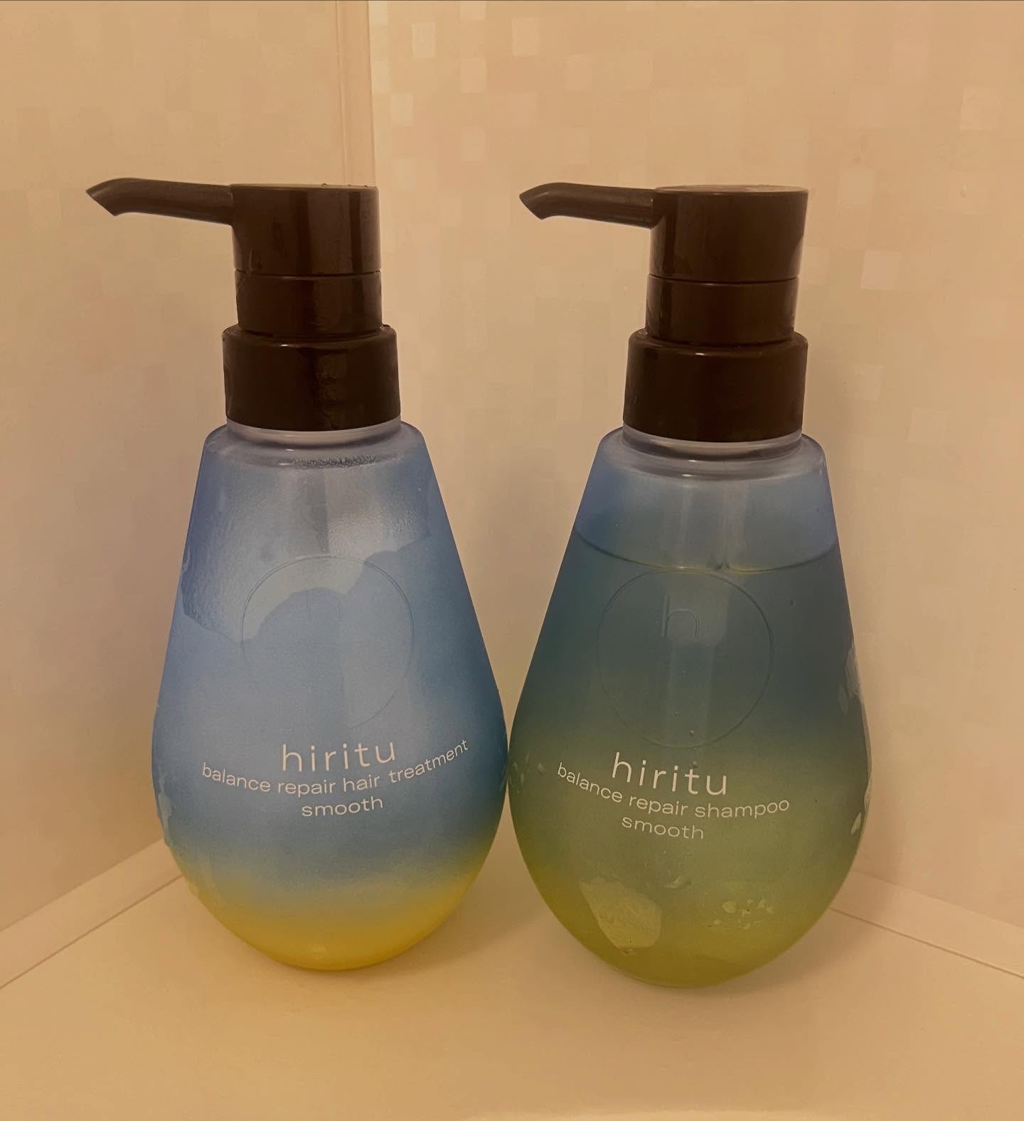 hiritu バランスリペア シャンプー/ヘアトリートメント スムースのクチコミ「hiritu スムースシャンプー・トリートメント 
提供していただきました
⁡
早速使わせてい.....」（1枚目）