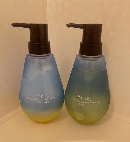 バランスリペア シャンプー/ヘアトリートメント スムース/hiritu/市販シャンプーを使ったクチコミ(1枚目)