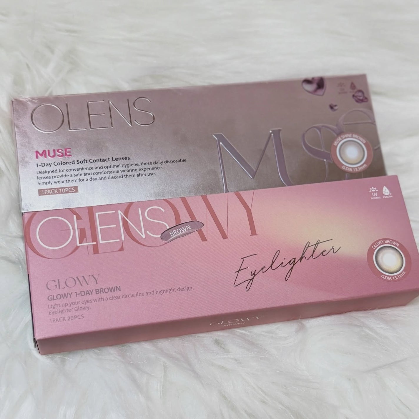 Glowy 1day/OLENS/ワンデー(1DAY)カラコンを使ったクチコミ(4枚目)
