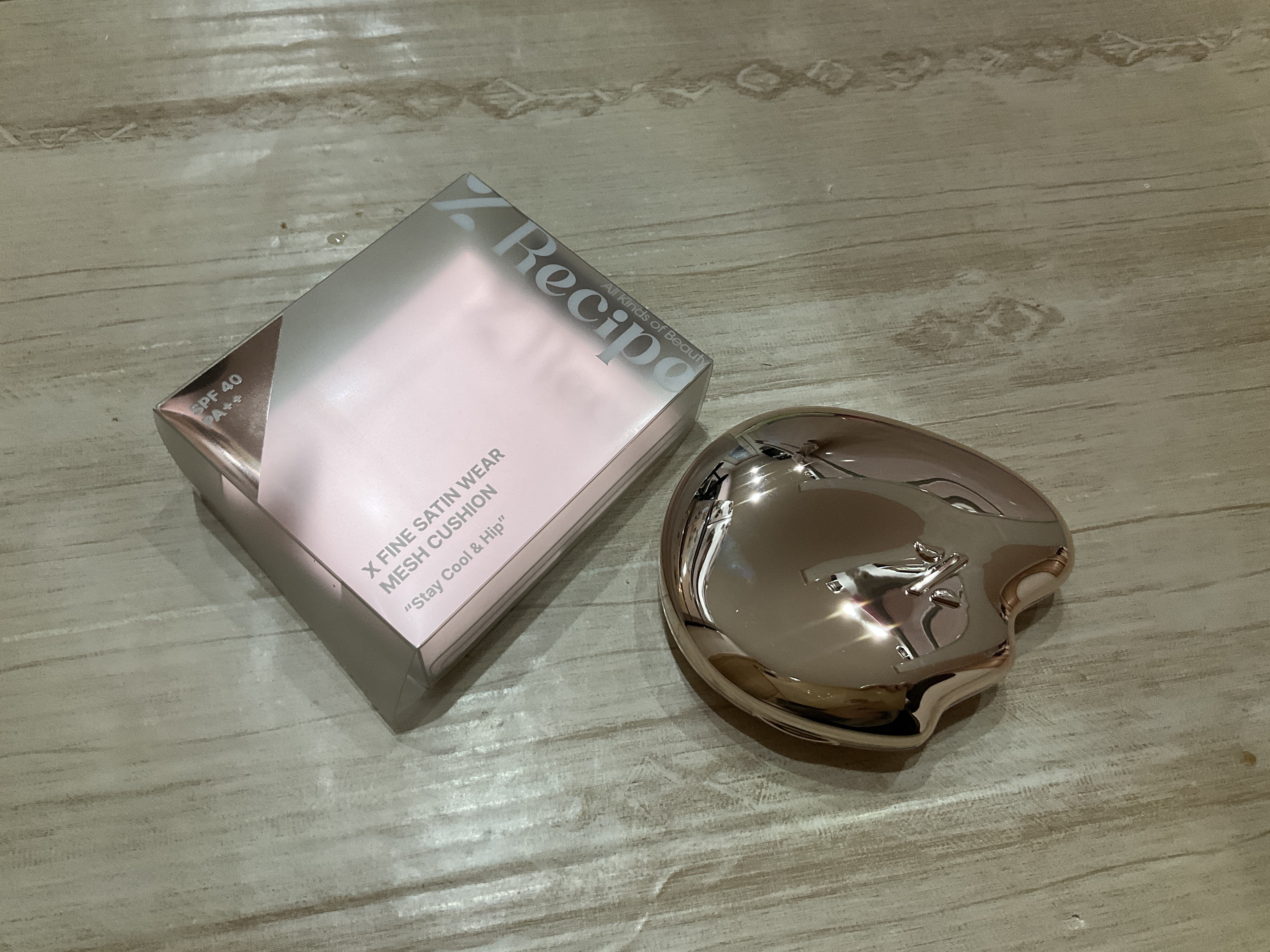 Xファイン サテンウェア メッシュクッション/%Recipe/クッションファンデーションを使ったクチコミ（1枚目）