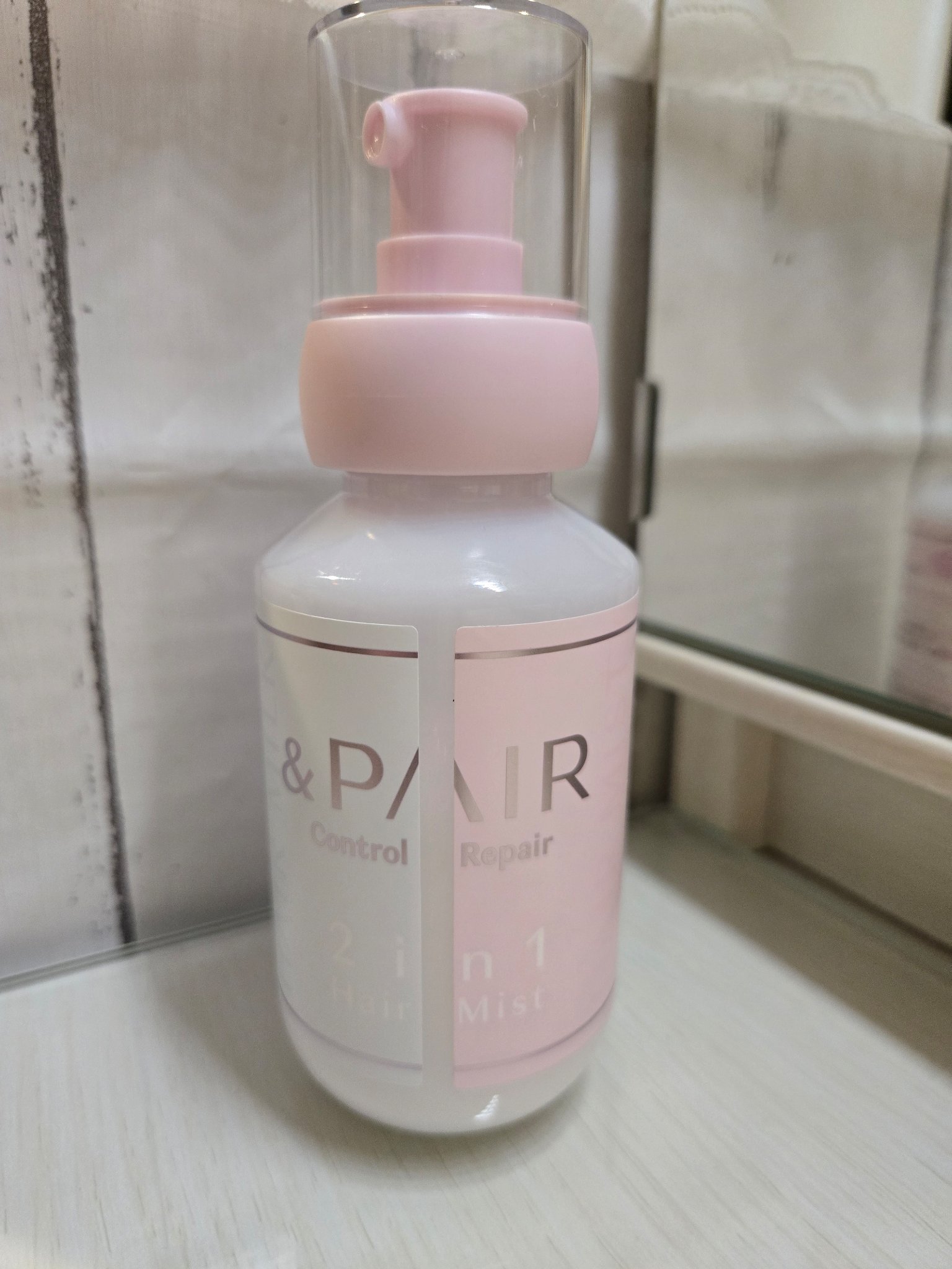 アンドペア コントロール リペア 2in1 ヘアミルクミスト/&PAIR/ヘアミストを使ったクチコミ（1枚目）