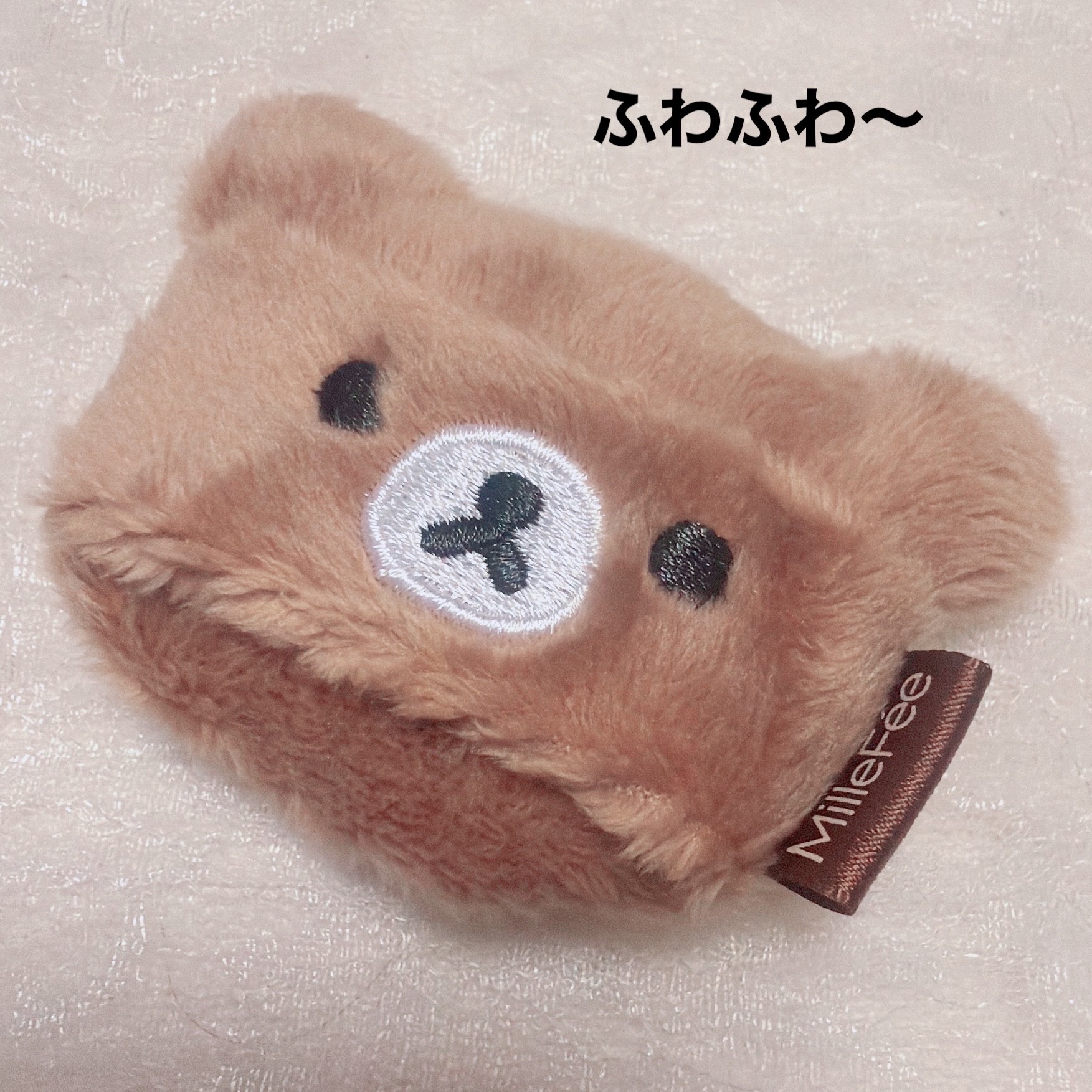エアリーパウダーパフ チャイロイコグマ/MilleFée/パフ・スポンジを使ったクチコミ（2枚目）
