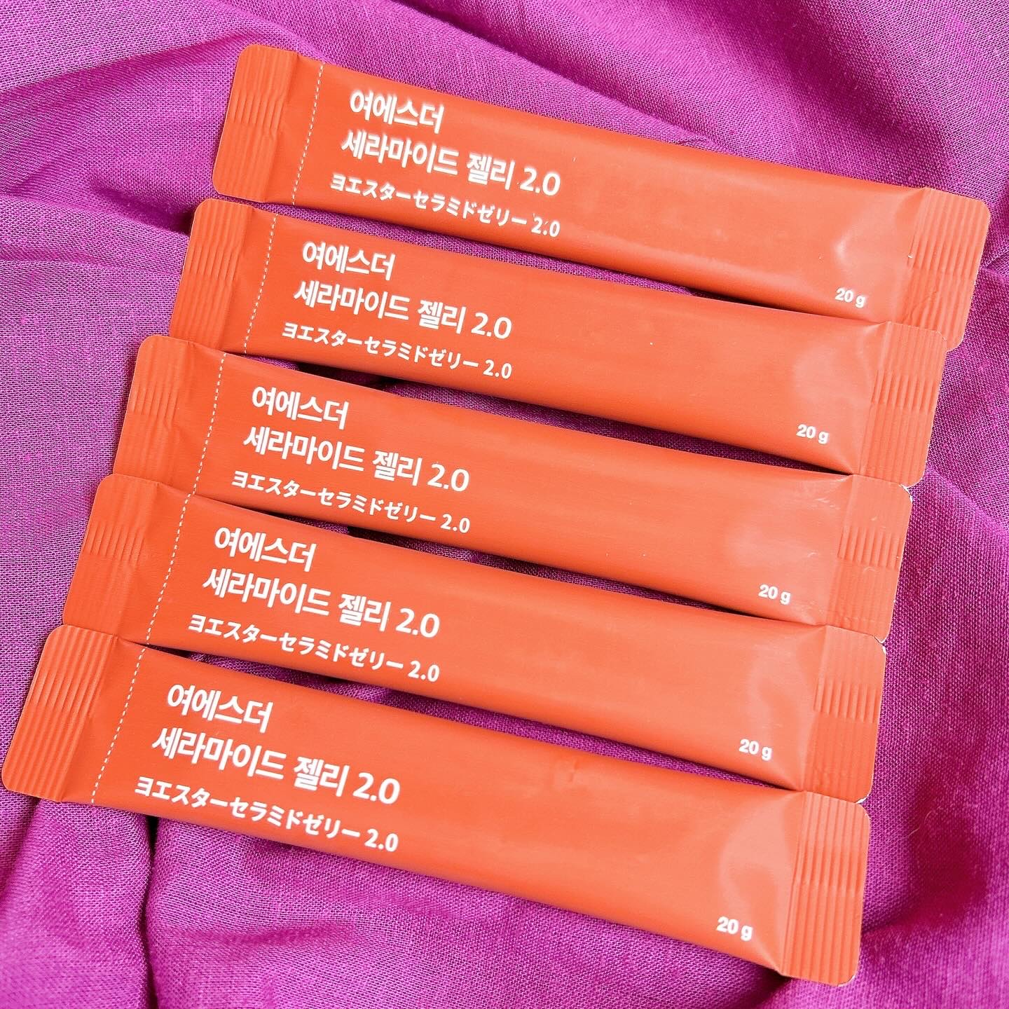 ヨエスターセラミドゼリー2.0/ESTHER FORMULA/美容サプリメントを使ったクチコミ（2枚目）