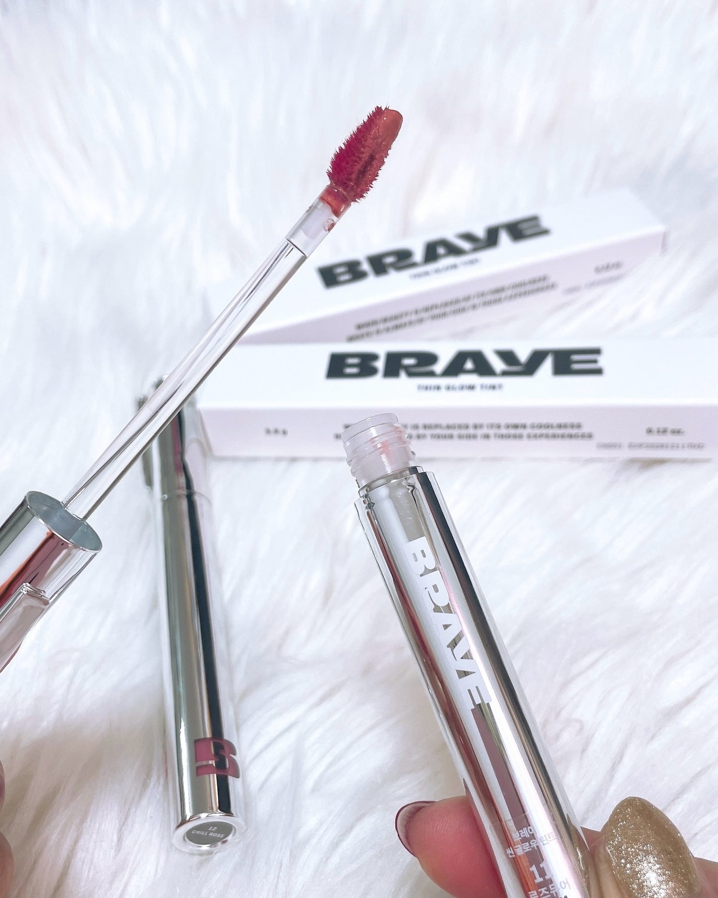 THIN GLOW TINT/BRAYE/口紅を使ったクチコミ(2枚目)