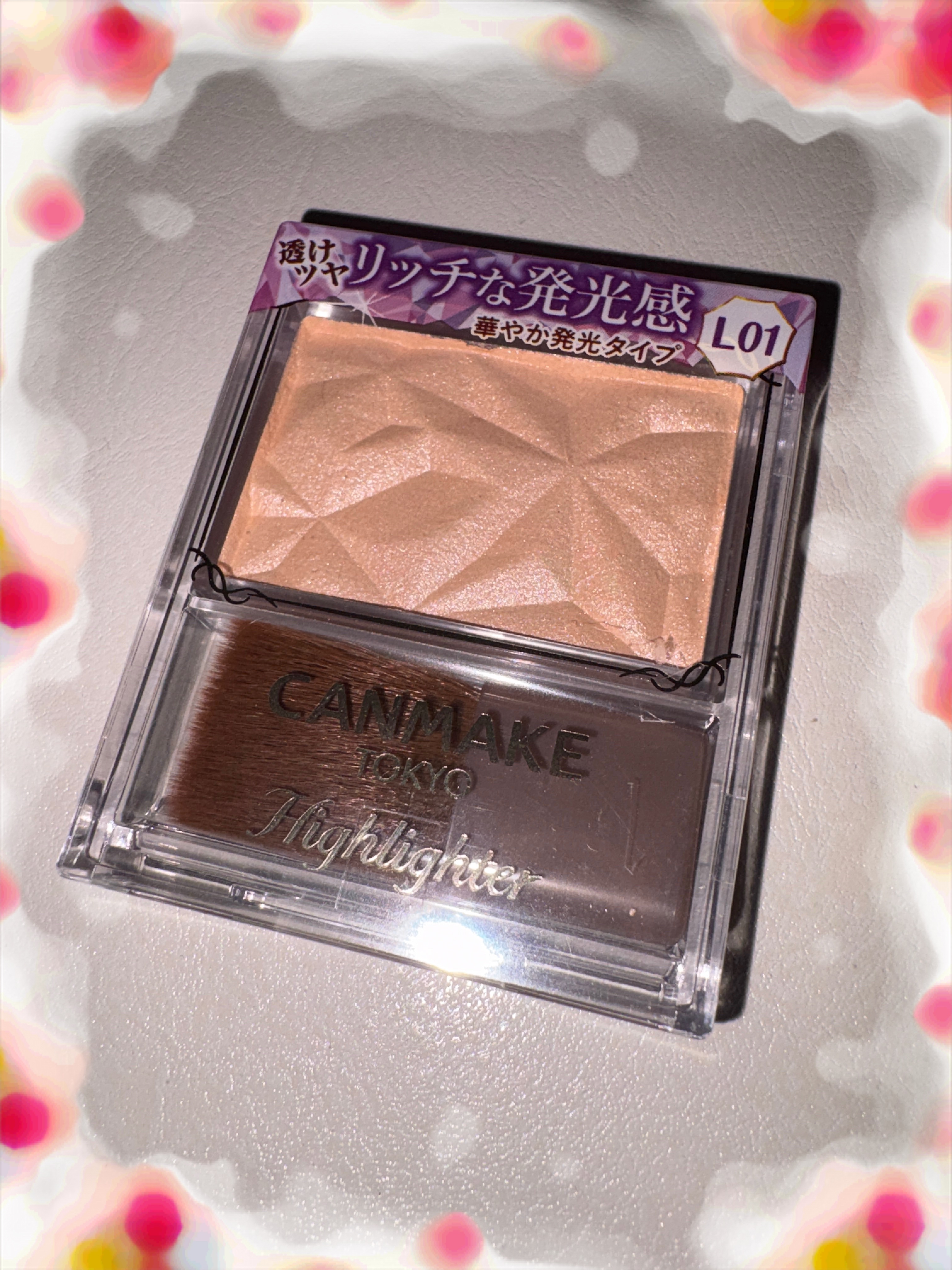 ハイライター/キャンメイク/パウダーハイライトを使ったクチコミ（1枚目）