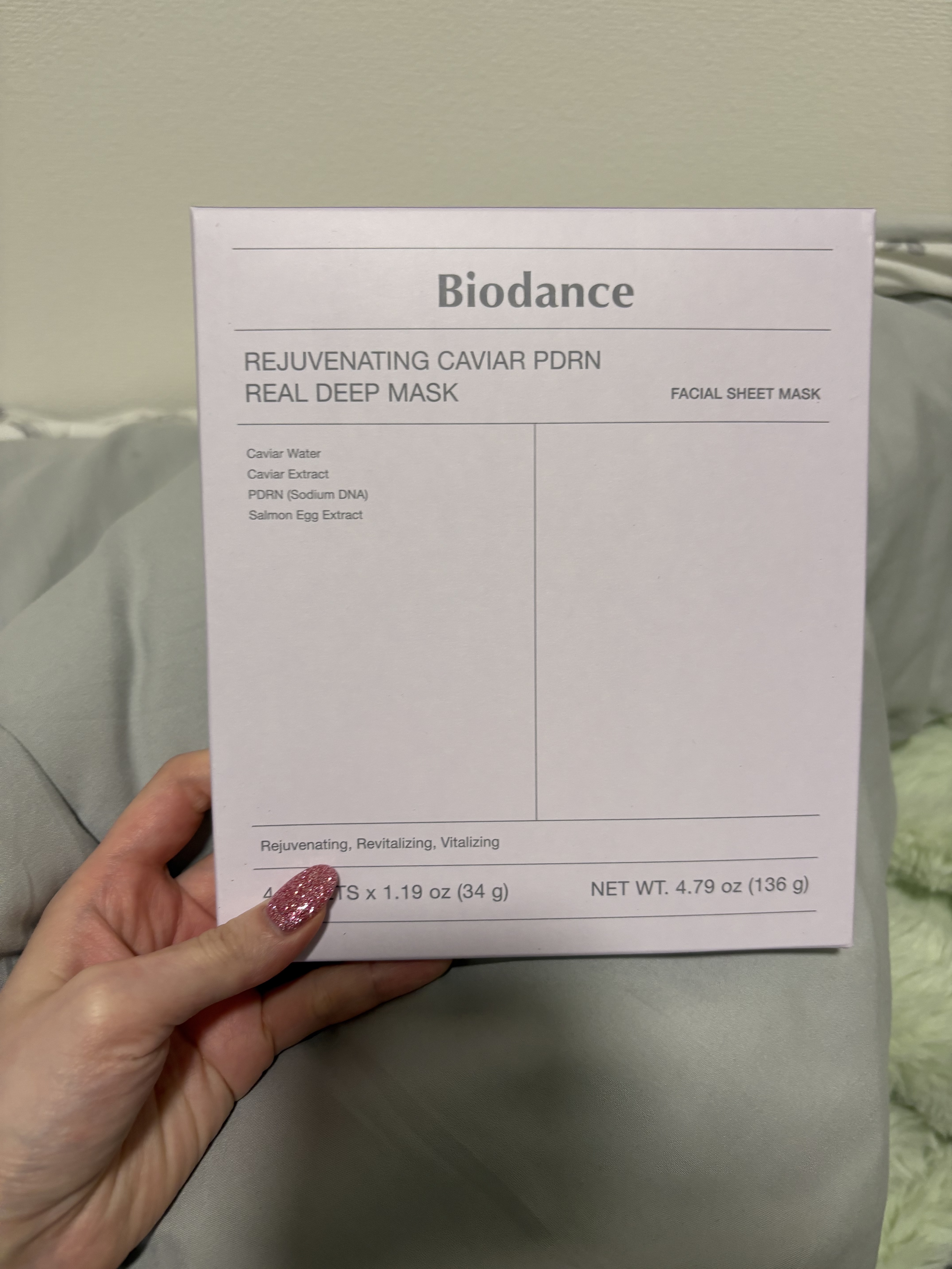 リジュビネイティングキャビア PDRN リアルディープマスク/Biodance/シートマスク・パックを使ったクチコミ（1枚目）