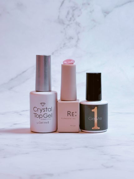 ジェルミー クリスタルトップジェル /ジェルミーワン/ジェルネイルを使ったクチコミ(3枚目)