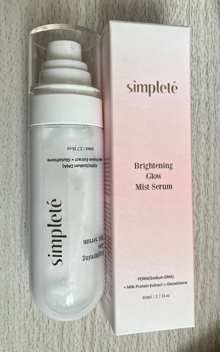 Simplete ブライトニング グロウ ミストセラム