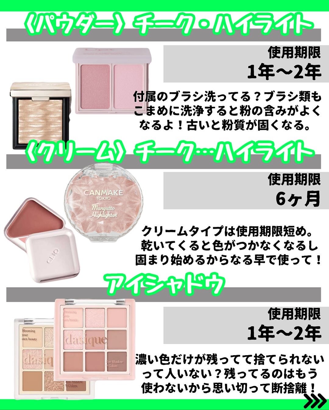 現役美容部員なぎ on LIPS 「\✨【コスメの使用期限】✨/こんばんは🐰なぎです!↓そのほかの..」(6枚目)