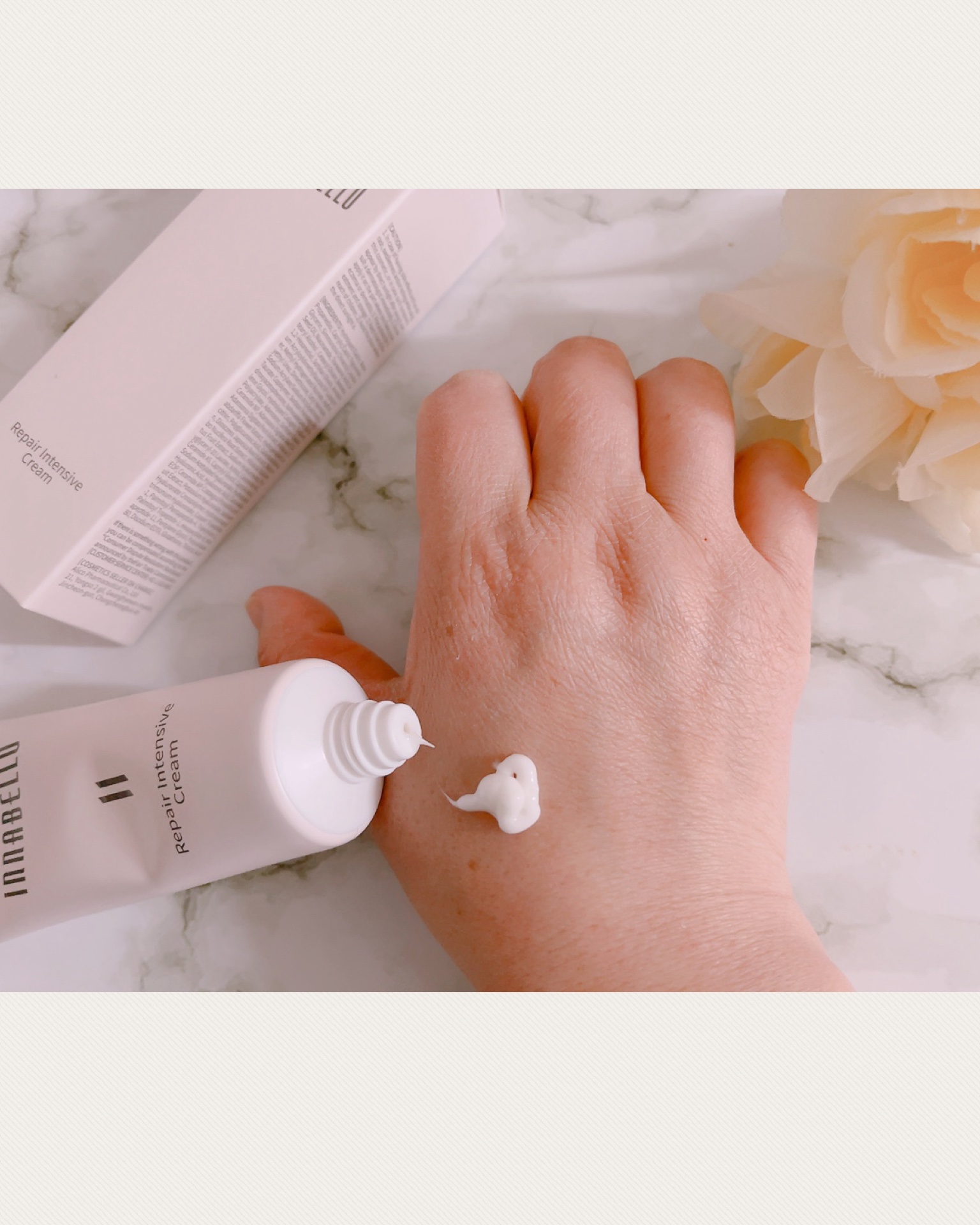 リペアインテンシブクリーム/イナベロ/フェイスクリームを使ったクチコミ（3枚目）