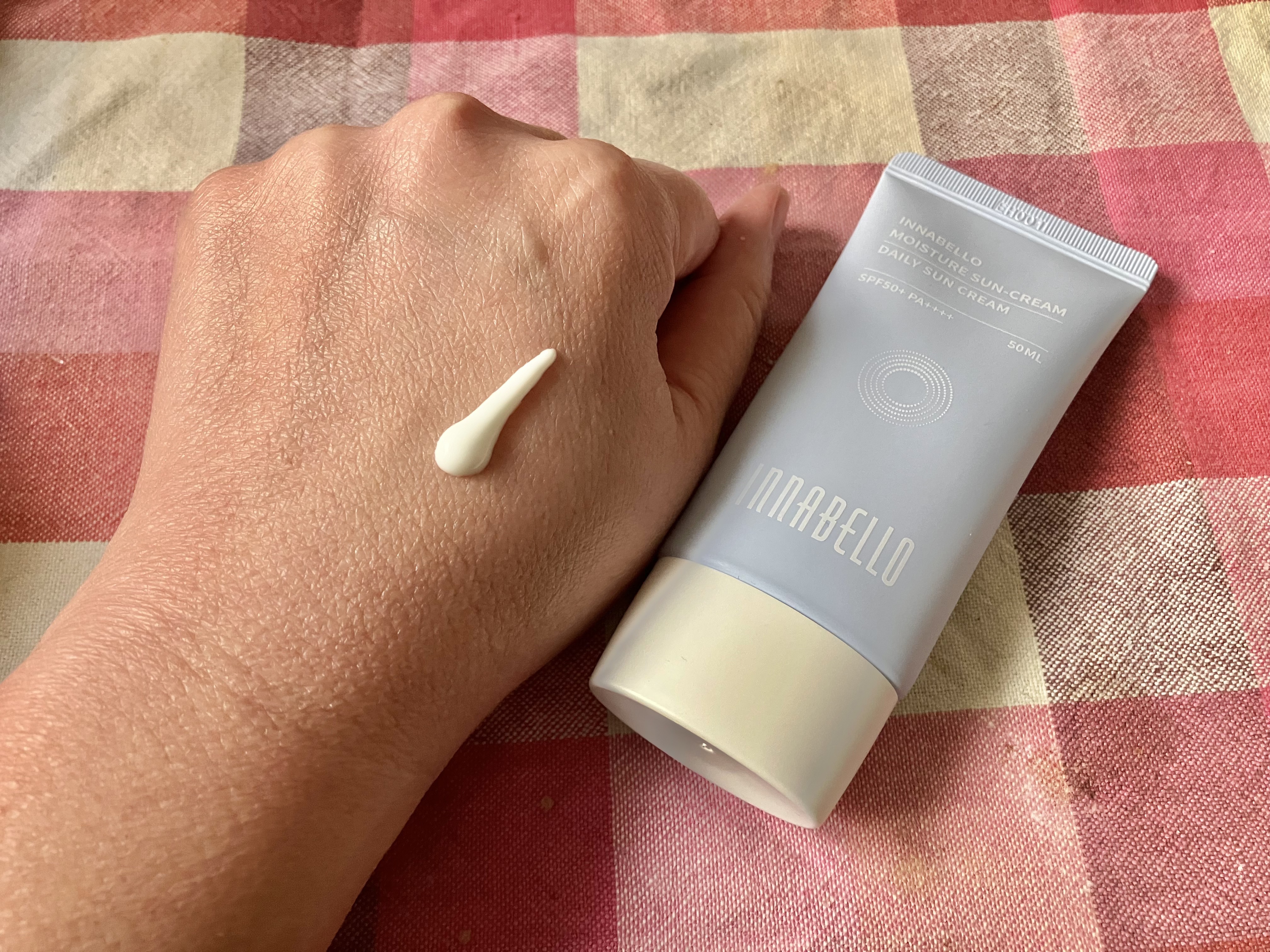 モイスチャーサンクリーム/イナベロ/日焼け止めクリームを使ったクチコミ（3枚目）