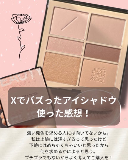 アーティストアイパレット/JUNG SAEM MOOL/アイシャドウパレットを使ったクチコミ(5枚目)