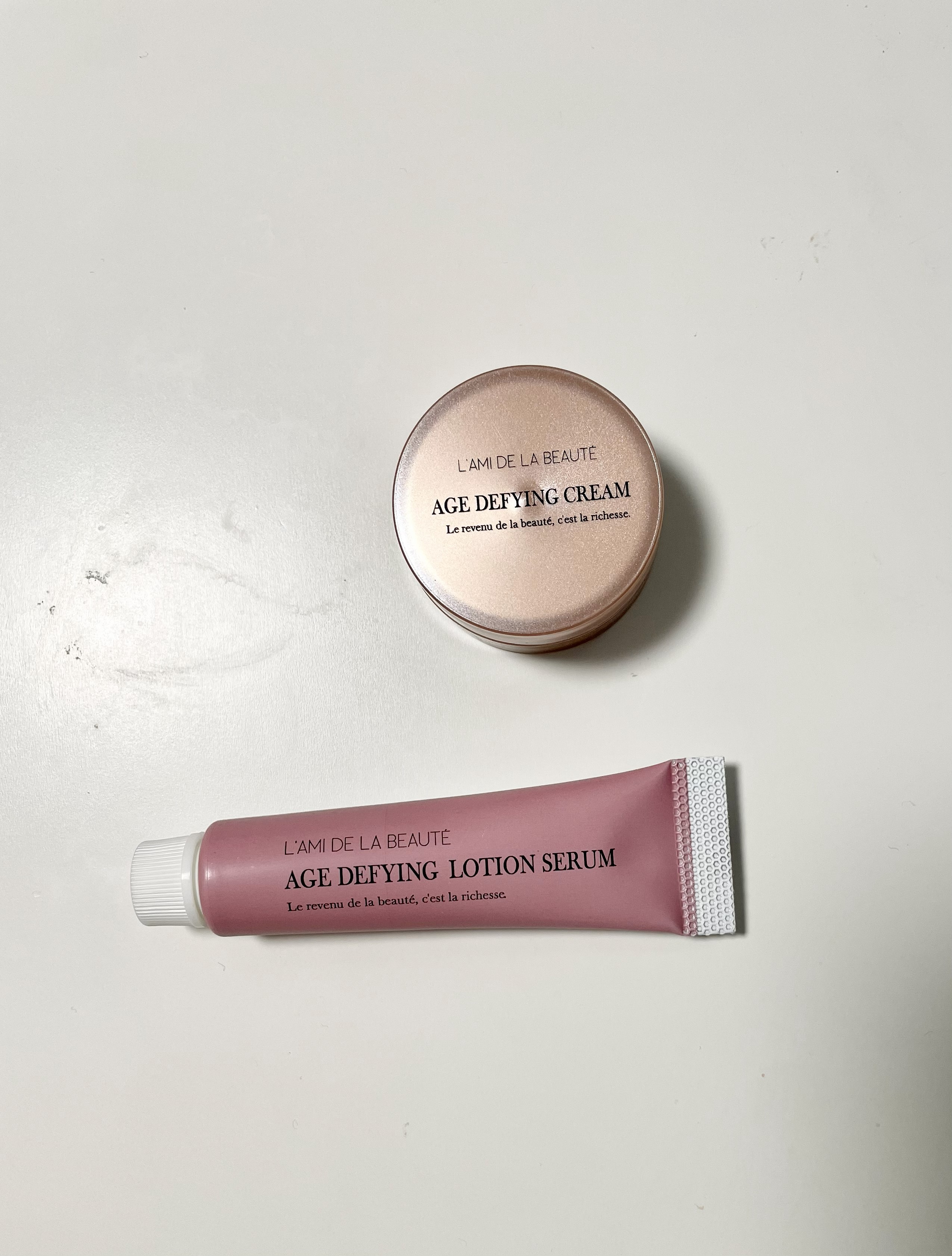 AGE DEFYING トライアルキット/L'AMI DE LA BEAUTE(ラミドラボーテ）/トライアルキットを使ったクチコミ（3枚目）