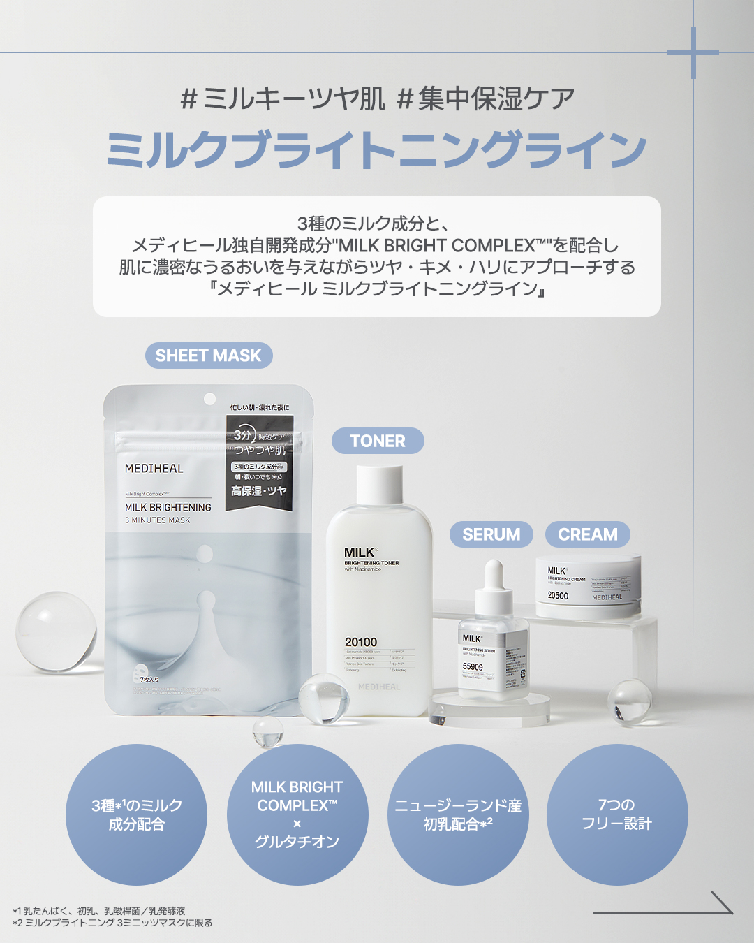 ミルクブライトニングトナー/MEDIHEAL/化粧水を使ったクチコミ（2枚目）