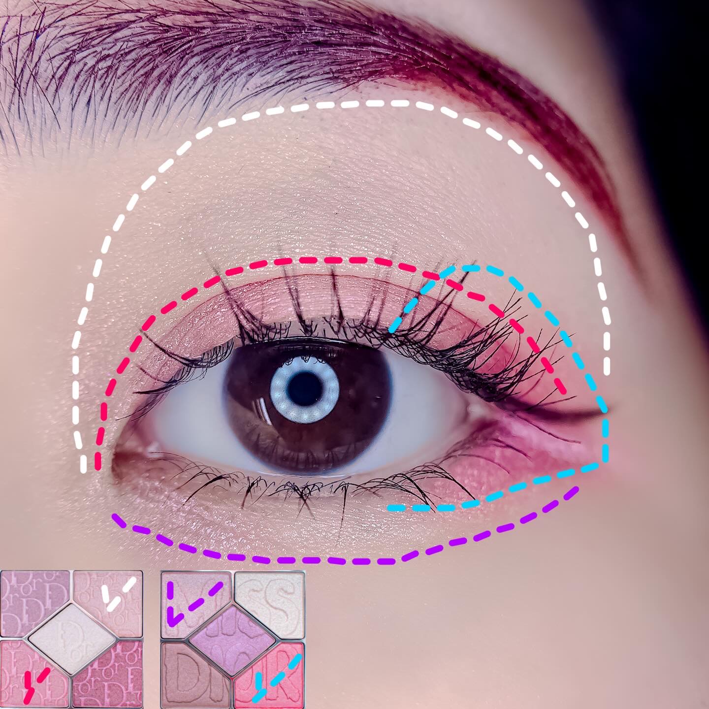 ディオールショウ サンク クルール（ミス ディオール コレクション 限定品）/Dior/アイシャドウを使ったクチコミ（2枚目）