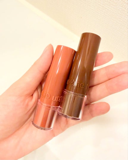ハグマイリップ カラーロックプランピーバーム/up2me/口紅を使ったクチコミ(2枚目)
