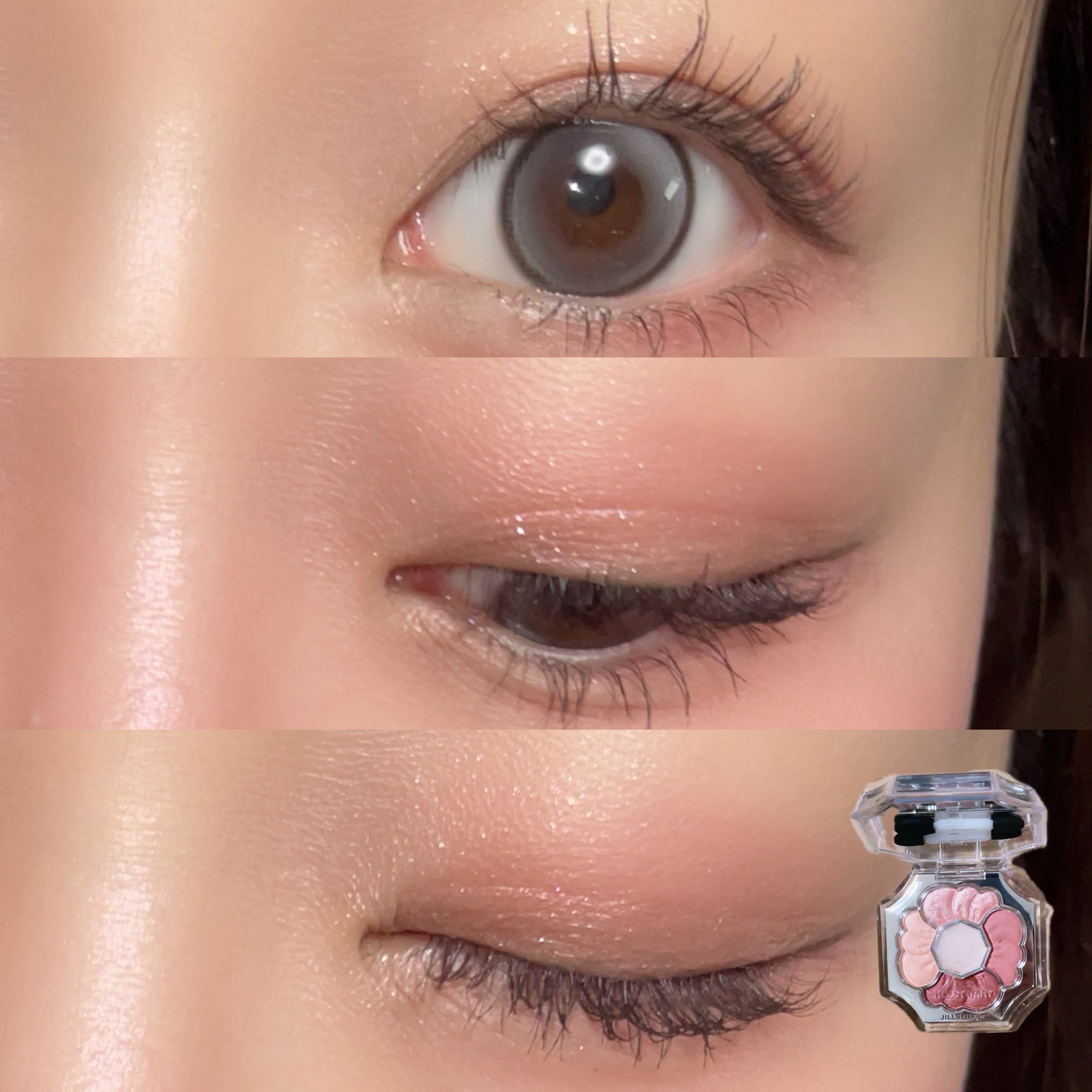 ジルスチュアート　ドレスドブルーム アイズ/JILL STUART/アイシャドウパレットを使ったクチコミ（2枚目）