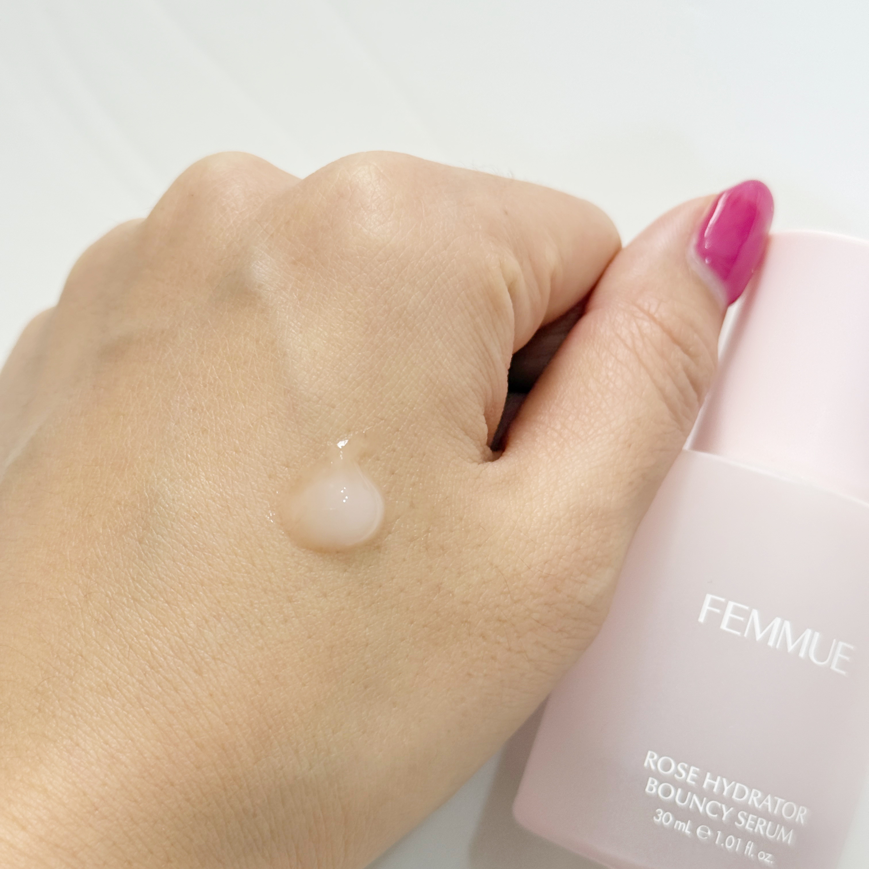 ローズ バウンシーセラム/FEMMUE/美容液を使ったクチコミ（3枚目）