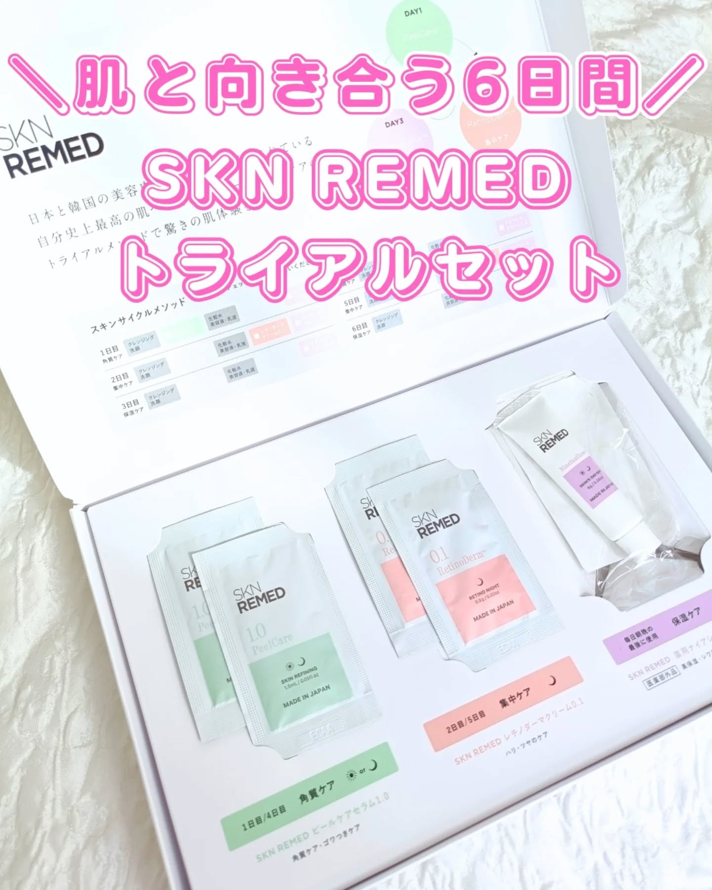 トライアルセット/SKN REMED/トライアルキットを使ったクチコミ（1枚目）