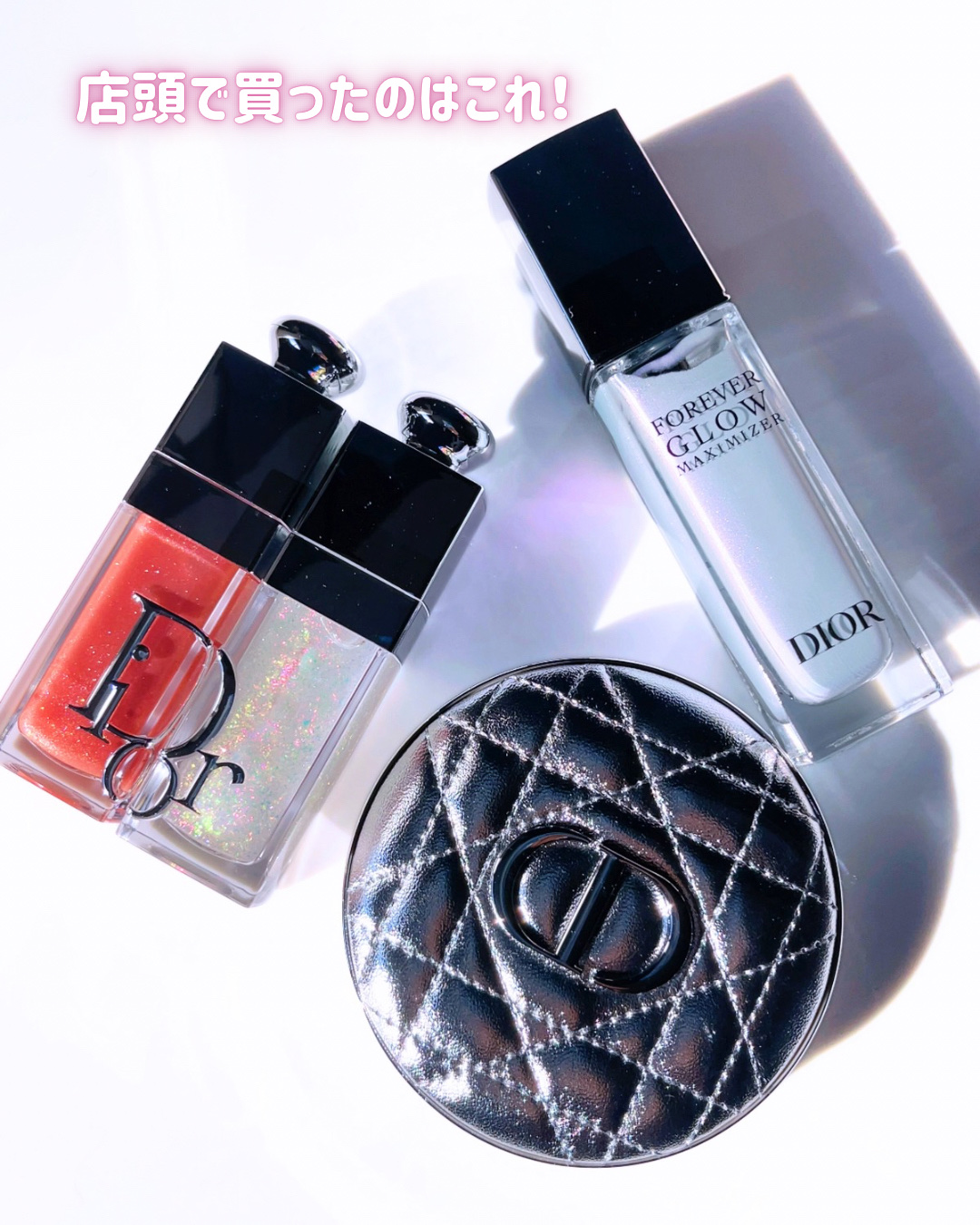 ディオールスキン フォーエヴァー グロウ ルミナイザー（スプリング コレクション 2026 限定品） 831 シュガー ケイン（スプリング コレクション 2026 限定色）/Dior/ハイライト・シェーディングを使ったクチコミ（2枚目）