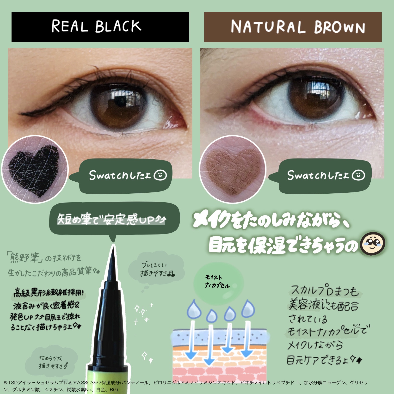 スカルプD アイライナー/アンファー(スカルプD)/リキッドアイライナーを使ったクチコミ（2枚目）