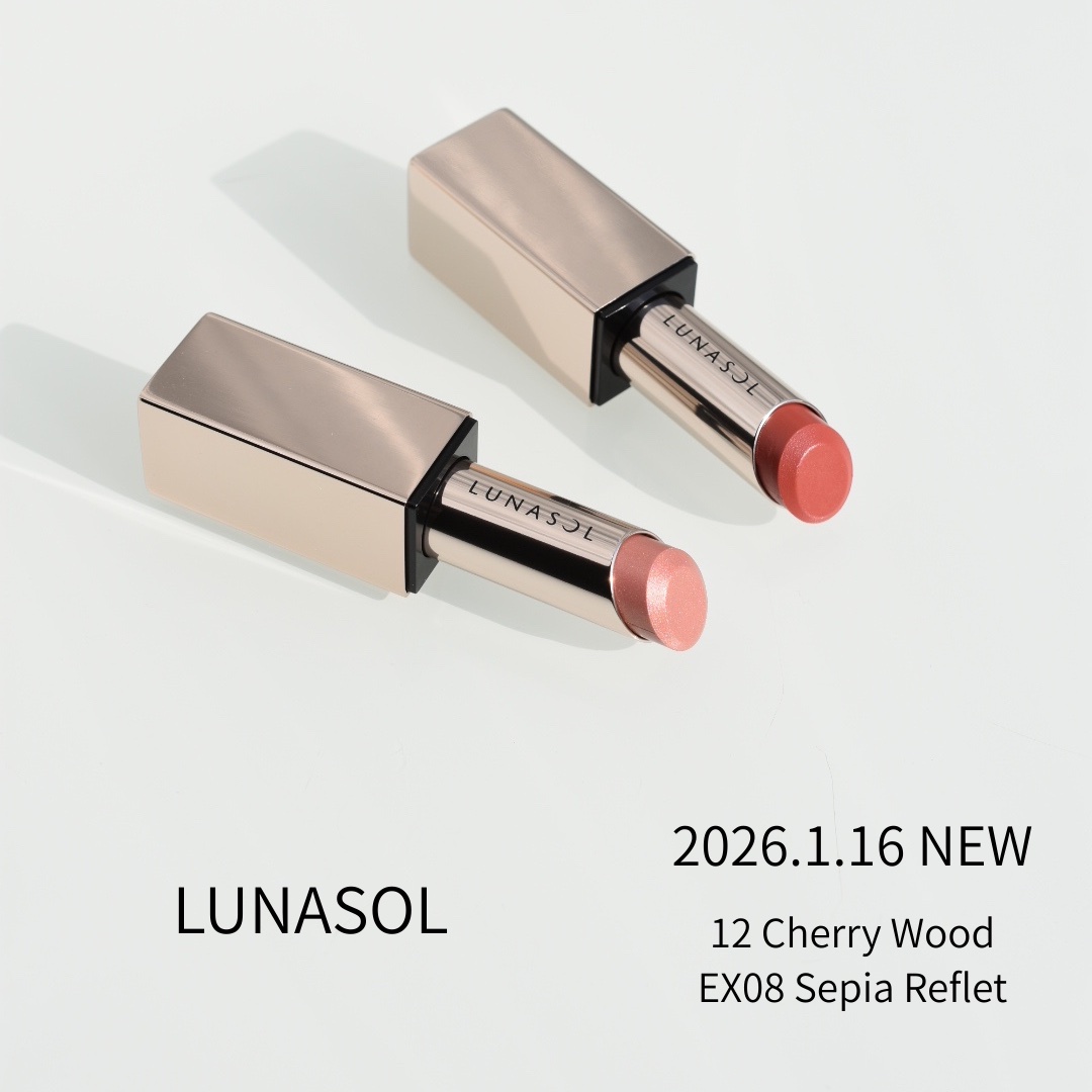 ⁡
LUNASOL

⁡
#フュージングカラーリップス
12 cherry Wood
ブラウンに赤みをひそませたチェリーウッド
ブラウン苦手な私も使いやすくて良い色すぎた🥹✨
色っぽいのに使いやすいカラーです☺️
⁡
限定
EX08 Se